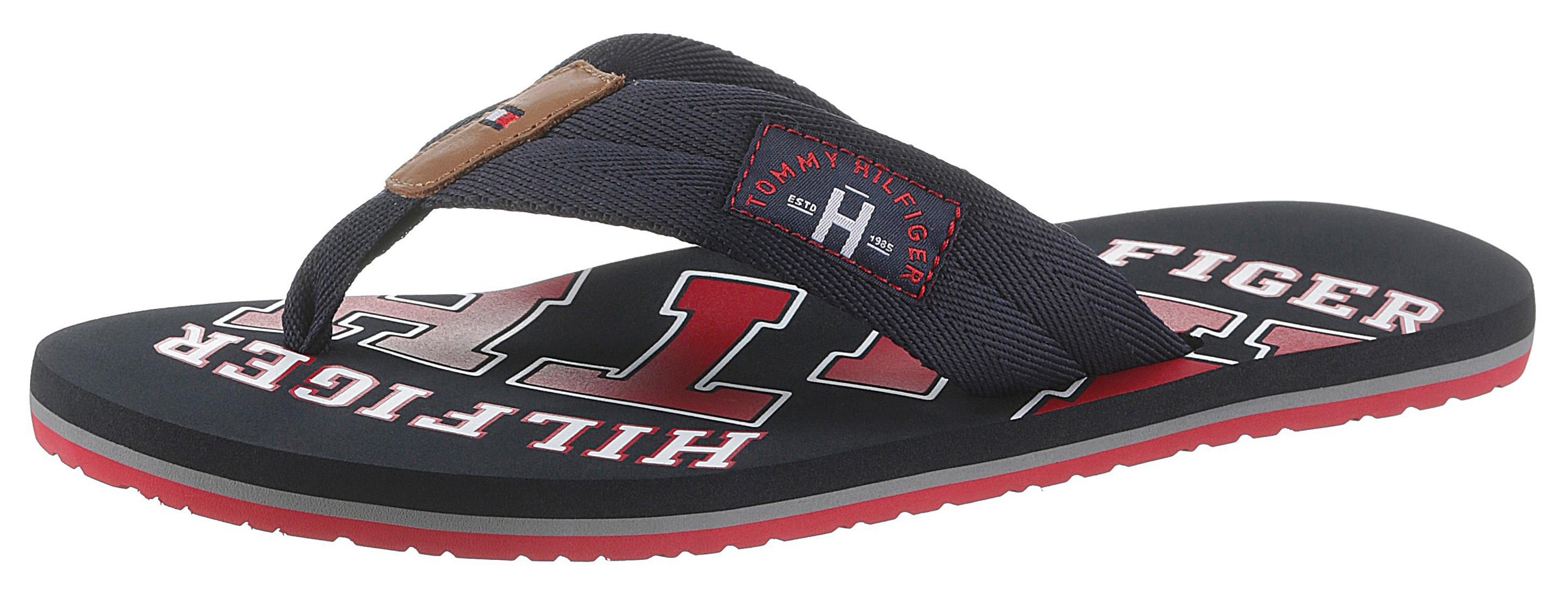Image of Tommy Hilfiger Zehentrenner »ESSENTIAL TH BEACH SANDAL«, mit Logo Print bei Ackermann Versand Schweiz