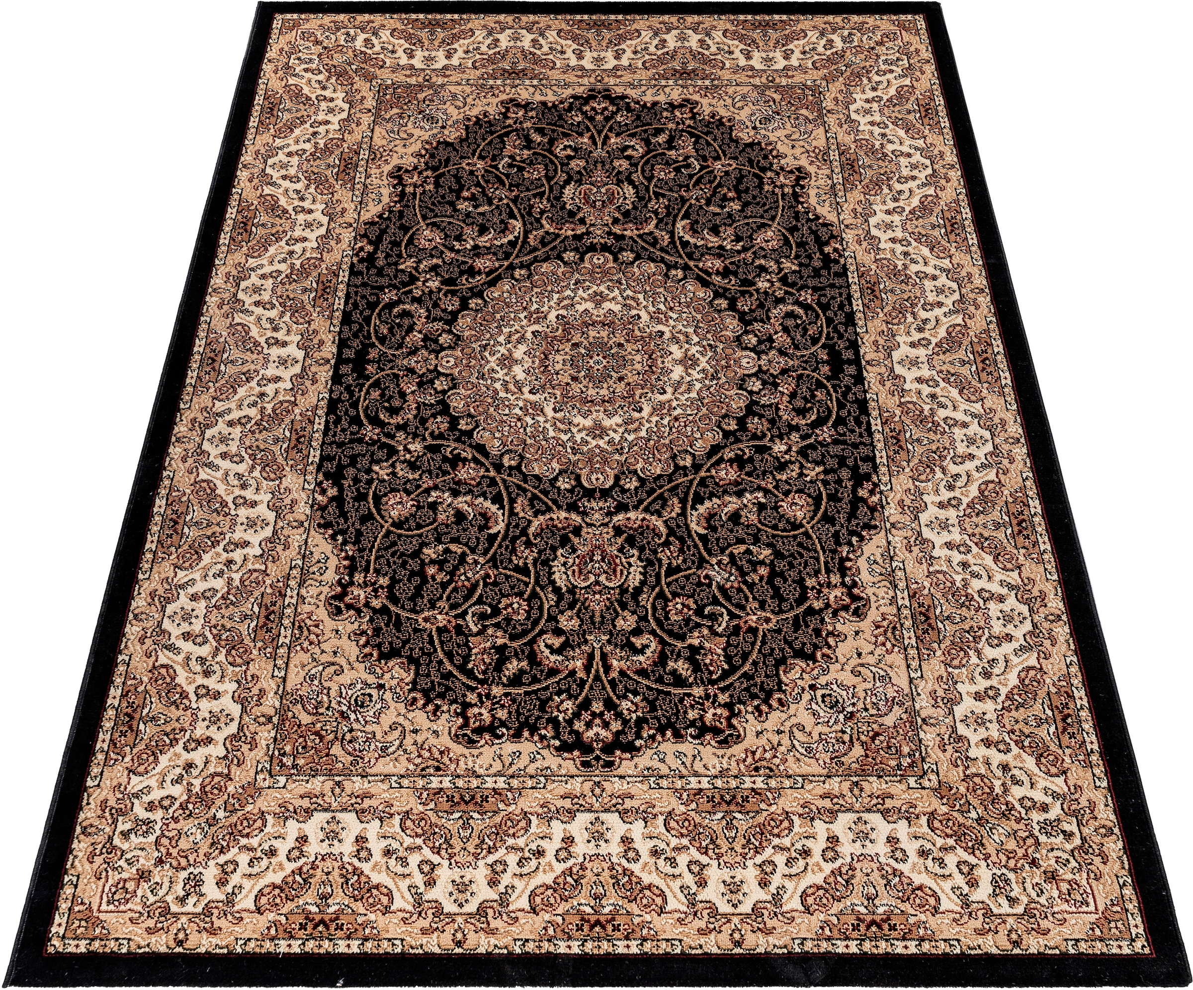 Ayyildiz Teppiche Teppich »KASHMIR 2606«, rechteckig, 10 mm Höhe, Orient Optik, pflegeleicht, robuster Kurzflor, Wohnzimmer