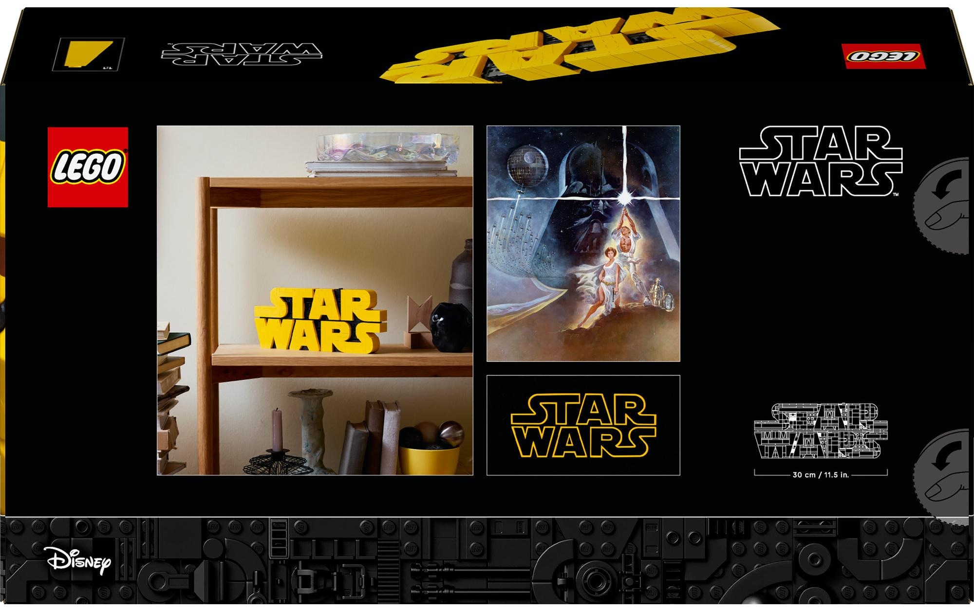 LEGO® Spielbausteine »Star Wars Logo aus Lego Steinen 75407«, (700 St.)