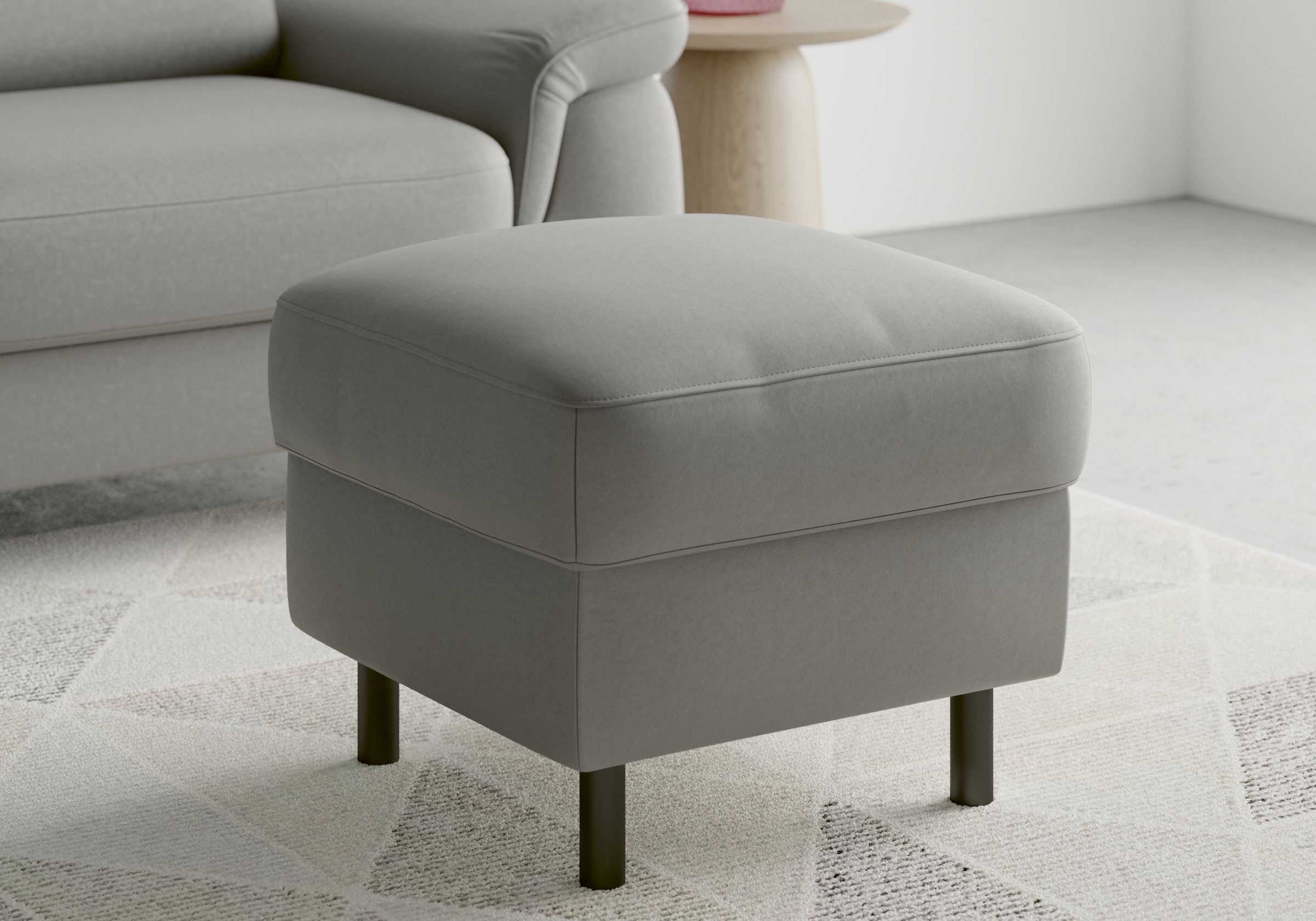 sit&more Stauraumhocker »Sinatra« Sitzfläche ist abnehmbar, mattschwarze Metallfüsse