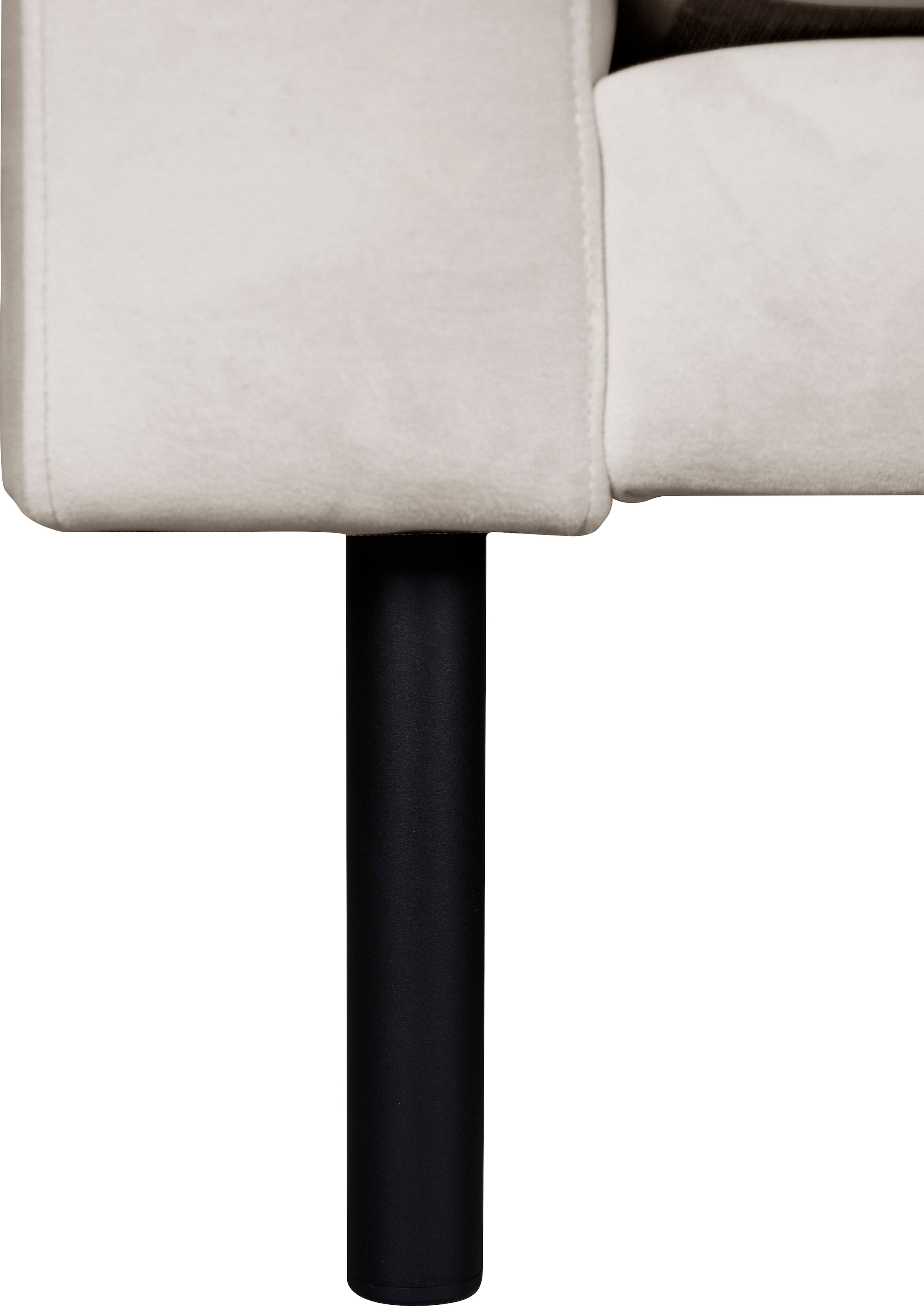 Guido Maria Kretschmer Home&Living 3-Sitzer »Lillibeth Designsofa mit Wellenunterfederung, Masse B/T/H: 218/74/83 cm«, Zierkissen als Wendekissen, Bezug Samtoptik oder Cord