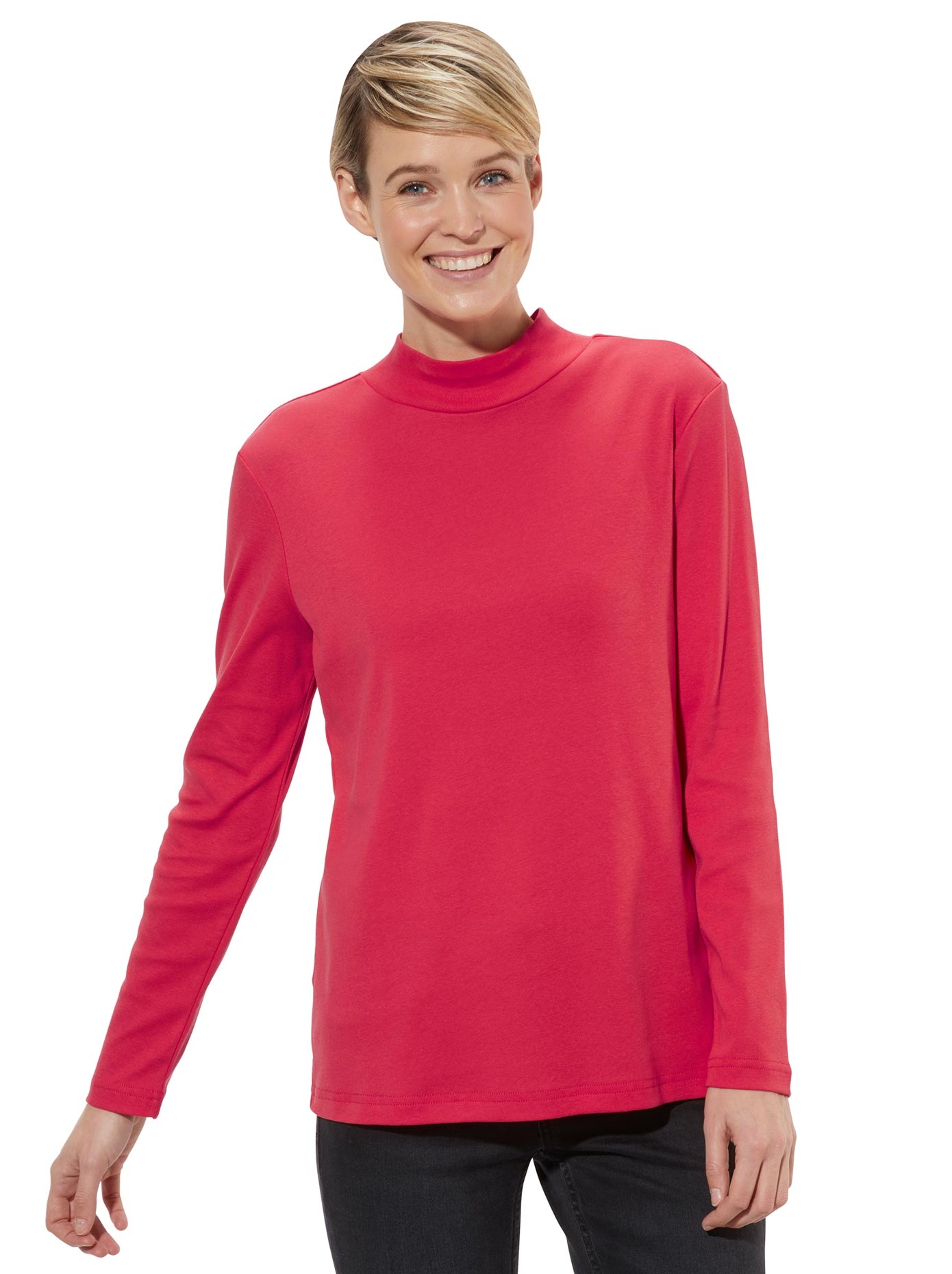 Image of Casual Looks Stehkragenshirt »Stehkragen-Shirt«, (1 tlg.) bei Ackermann Versand Schweiz