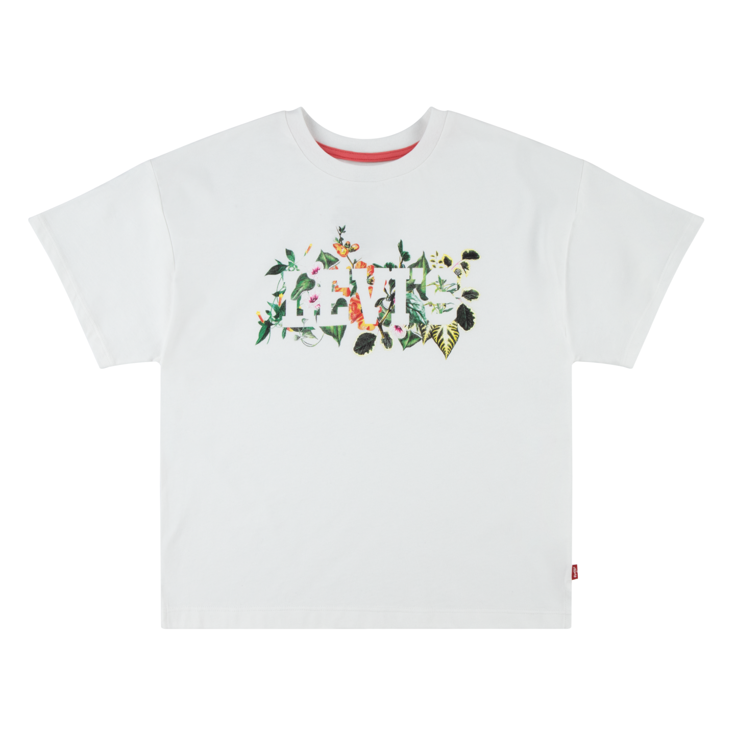Image of Levis Kids T-Shirt mit floralem Logo-Print