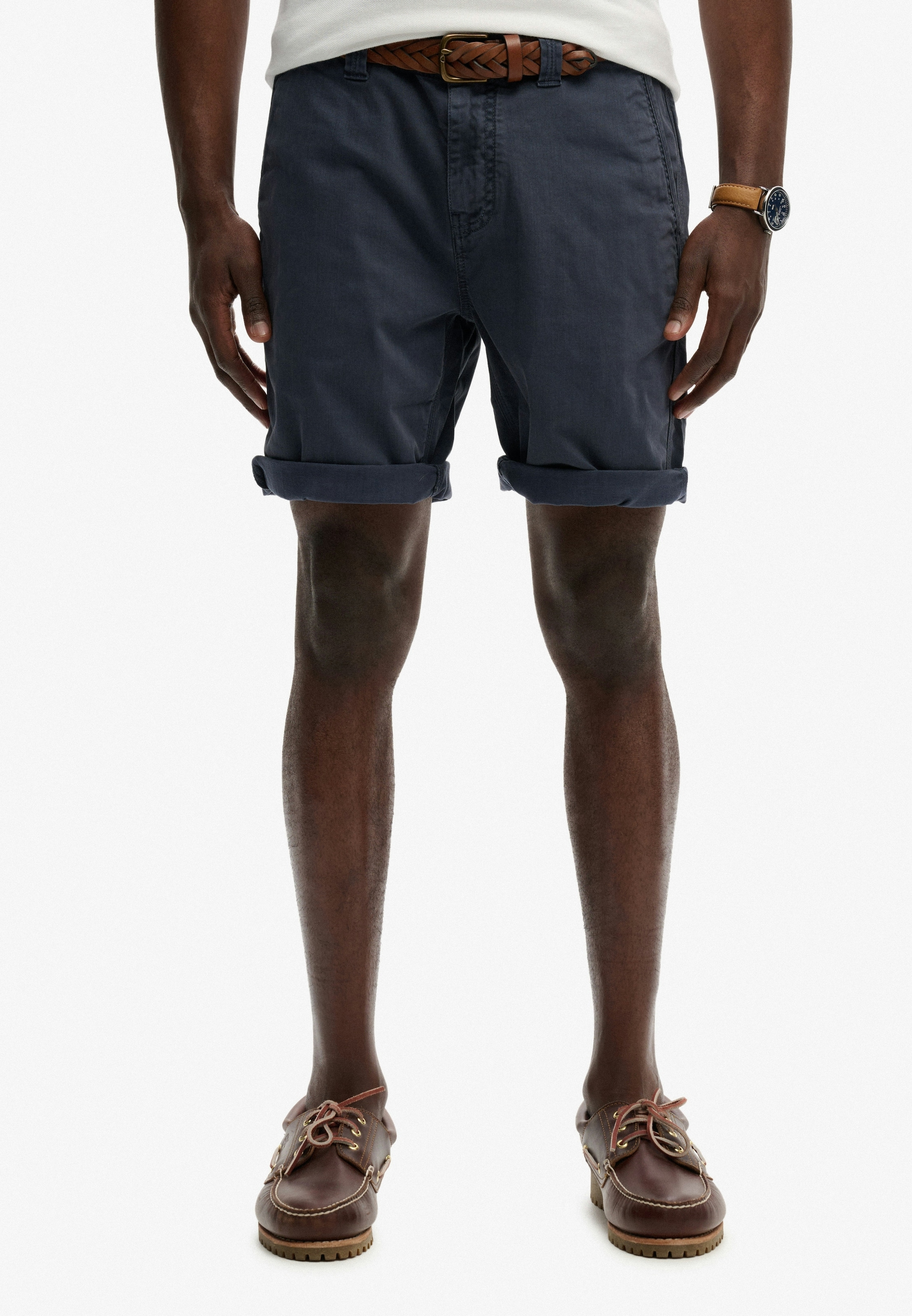 Image of Superdry Chinoshorts "UTILITY CHINO SHORT" mit Baumwollmischung, Relaxed Fit, knielang, aus Webmaterial