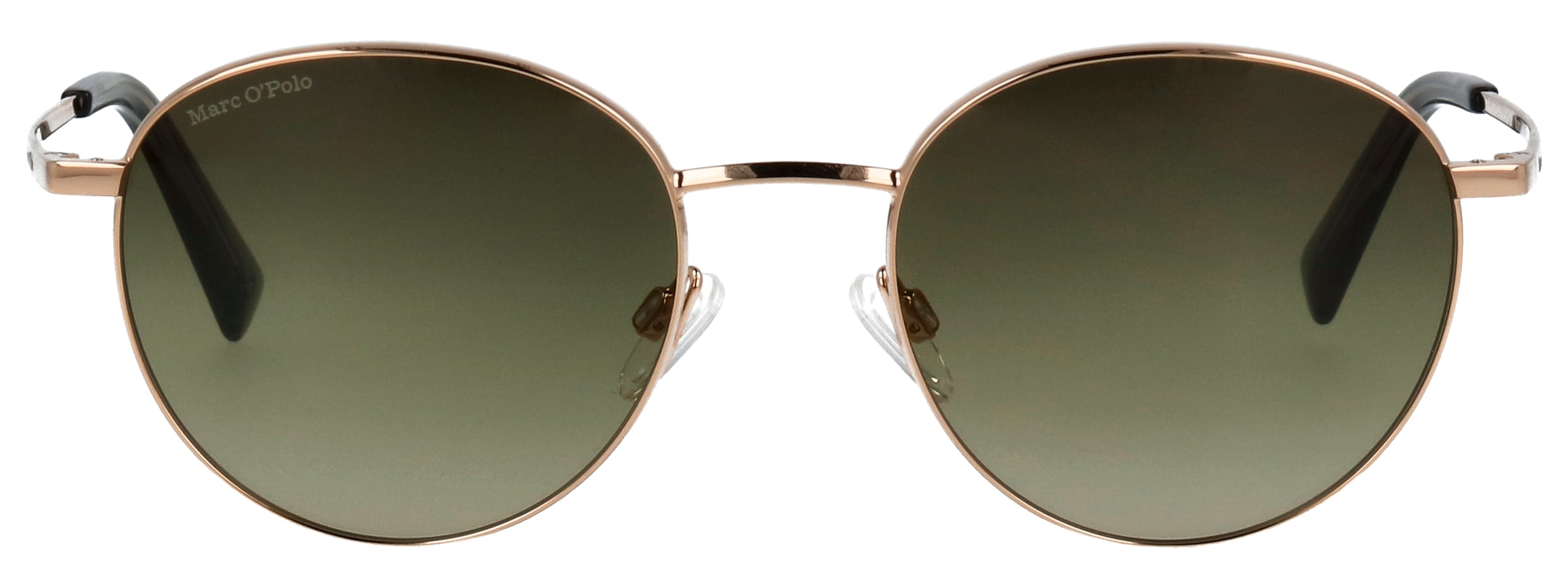 Marc O'Polo Lunettes de soleil »Modell 505123« Form Panto, Logoschriftzug auf Bügel, Metallfassung