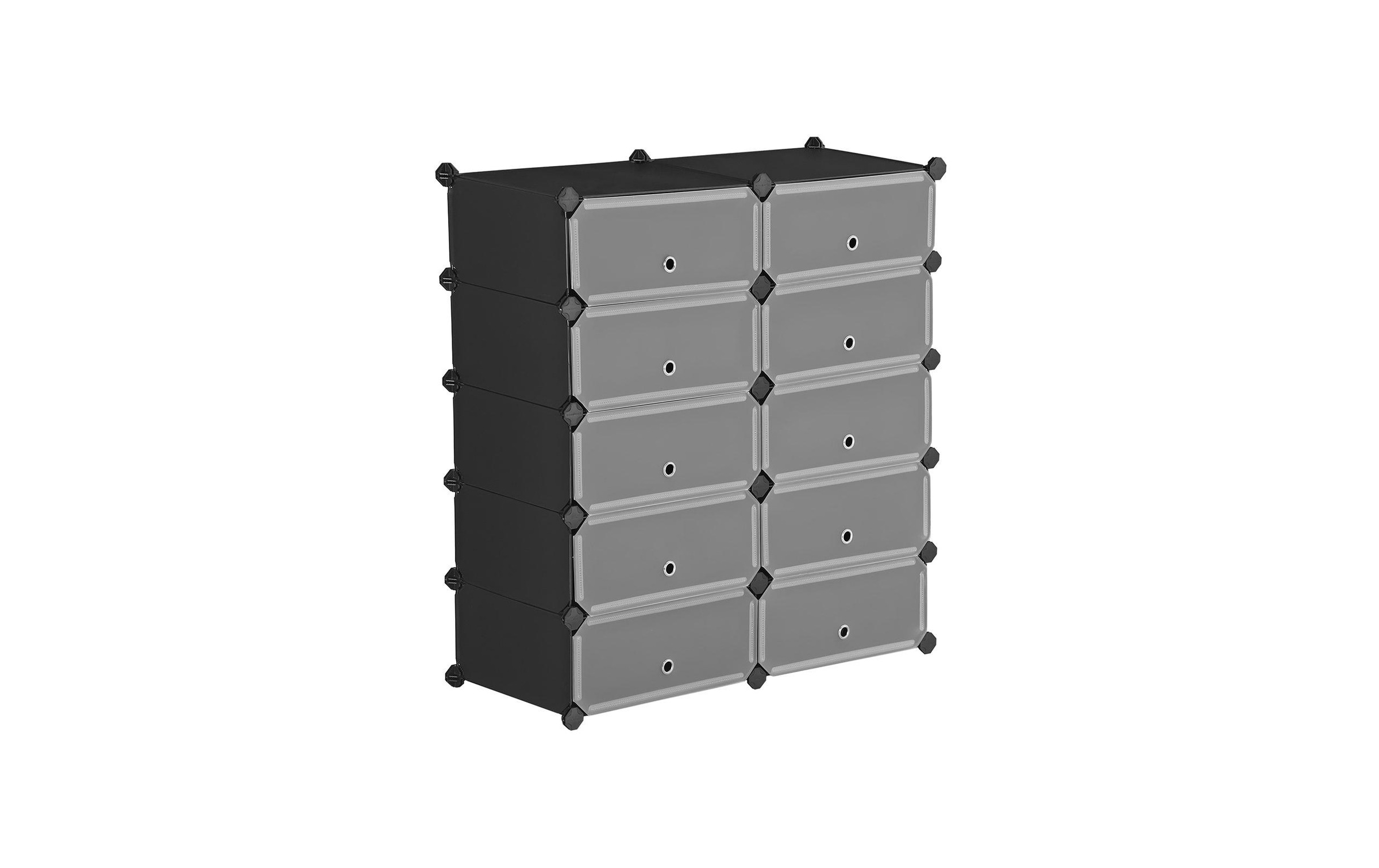 SONGMICS Schuhschrank »stapelbar 43 x 31 x 173 cm«