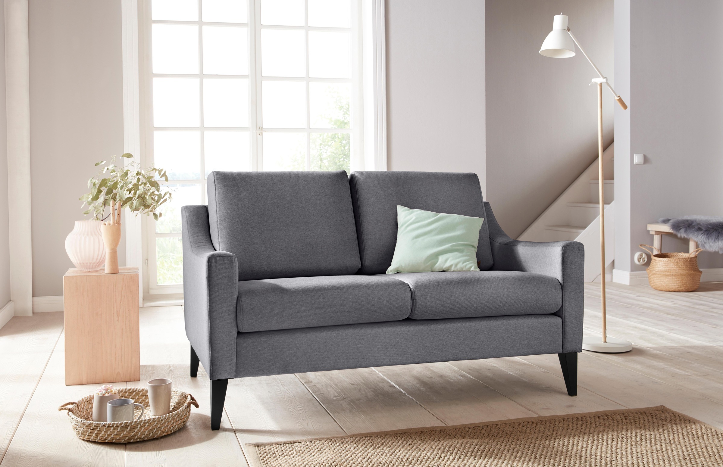 Image of Home affaire 2-Sitzer »Flen«, mit Holzfüssen bei Ackermann Versand Schweiz