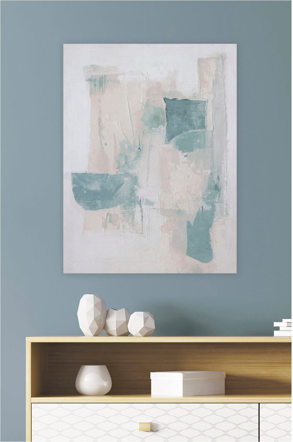 Image of GILDE Leinwandbild "Bild rechteckig Magul weiss H. 80 cm" 1 Stk. tlg.