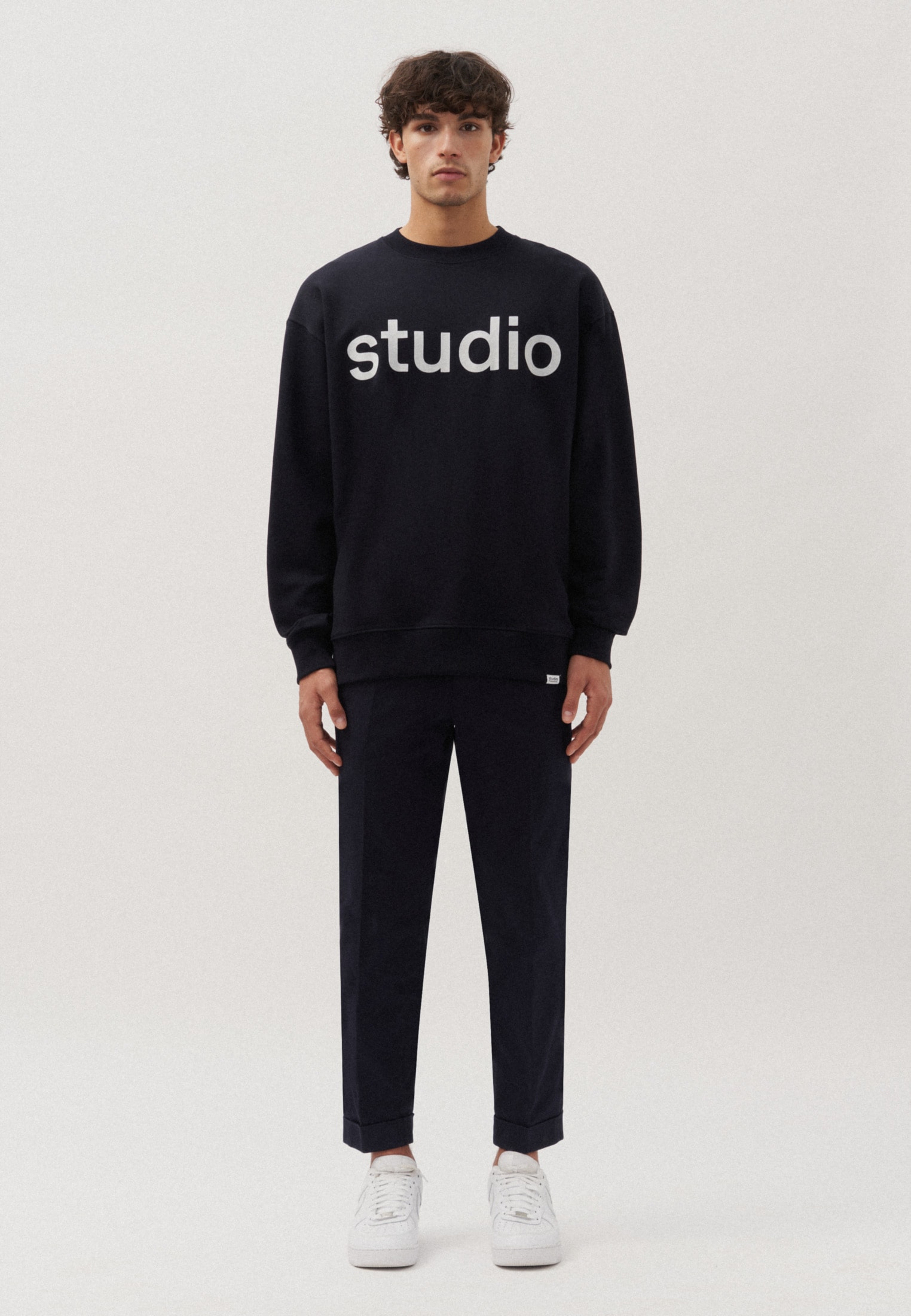 Sweatshirt »Studio«, Langarm Rundhals Druck