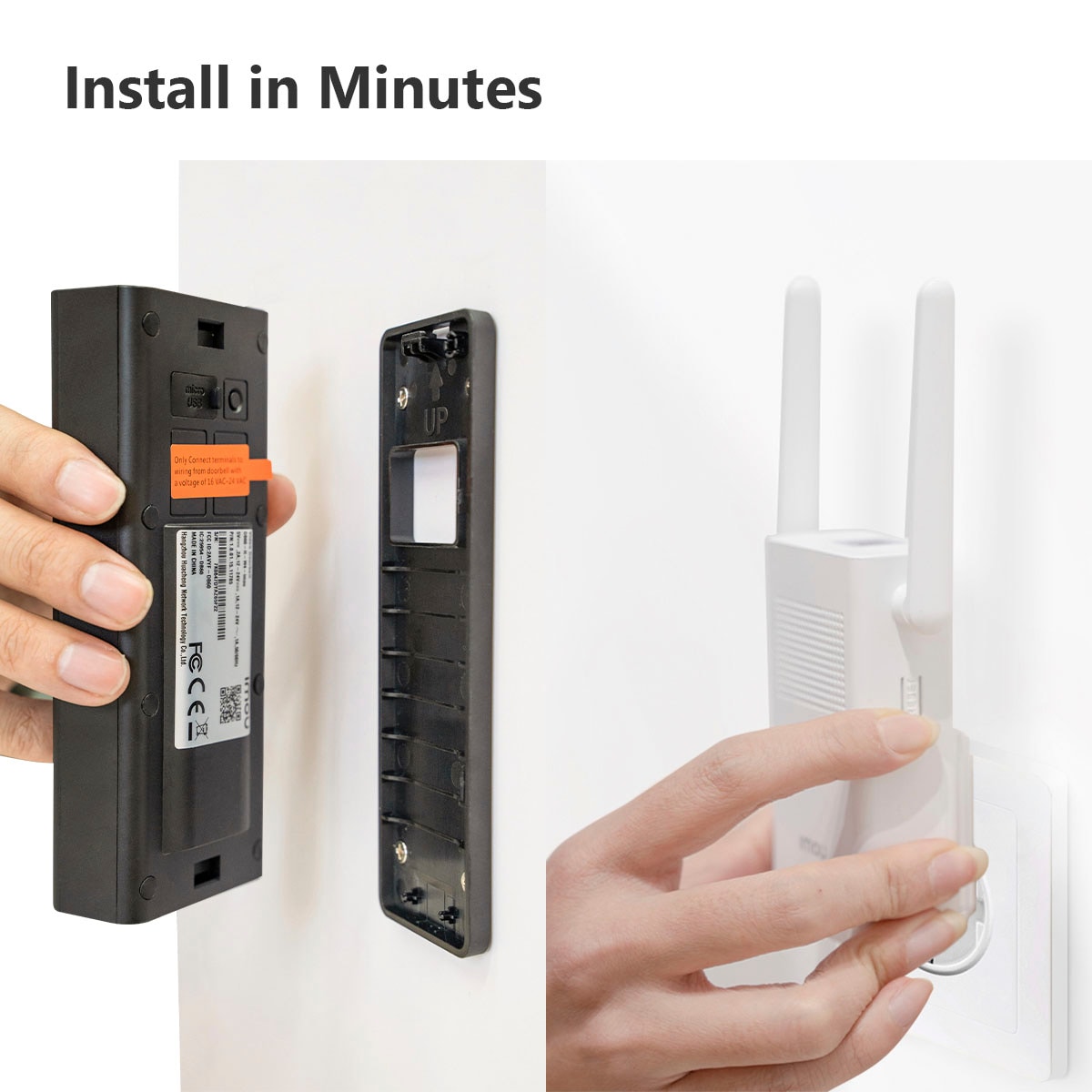Imou Überwachungskamera »Smart Kamera-Türklingel DB60 Kit« Aussenbereich