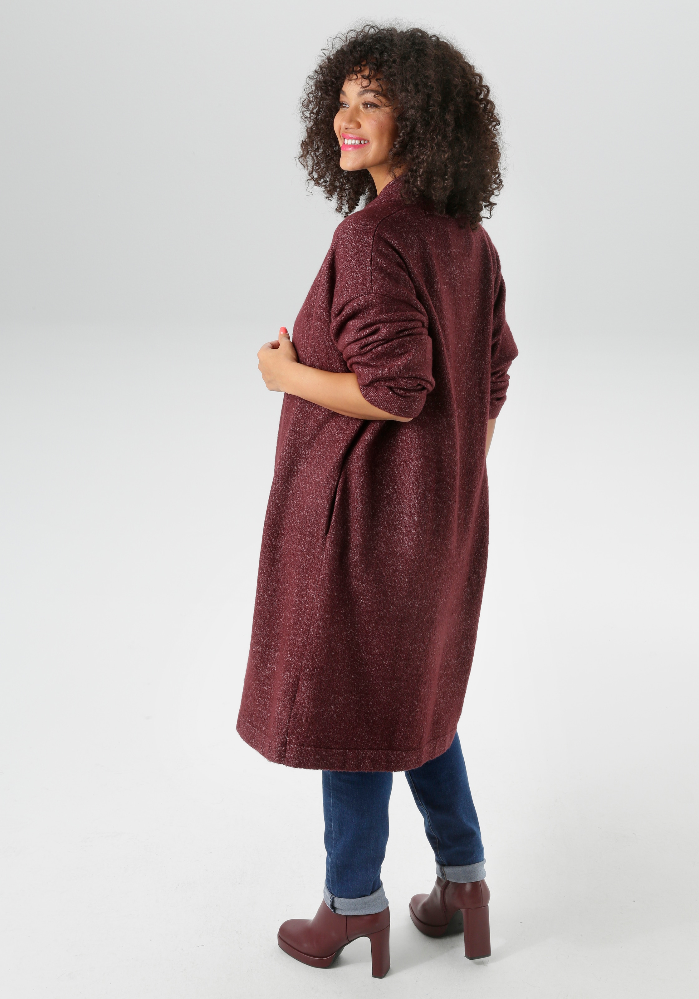 Aniston PLUS Strickjacke, in kuscheliger Qualität - NEUE KOLLEKTION
