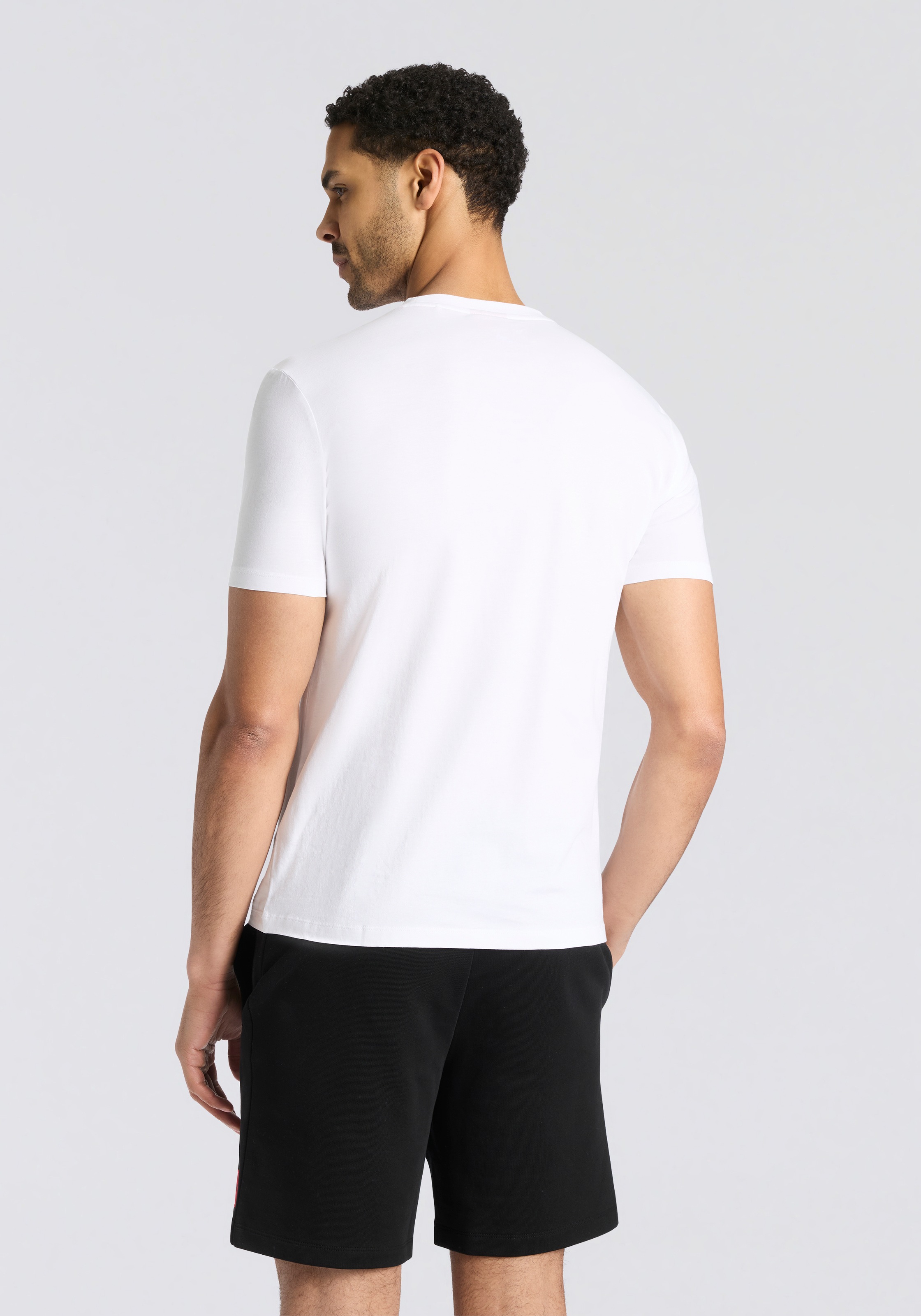 HUGO T-shirt »Dulive« Rundhalsausschnitt, Regular Fit, Basic Must Have, HUGO Logo Gummidruck