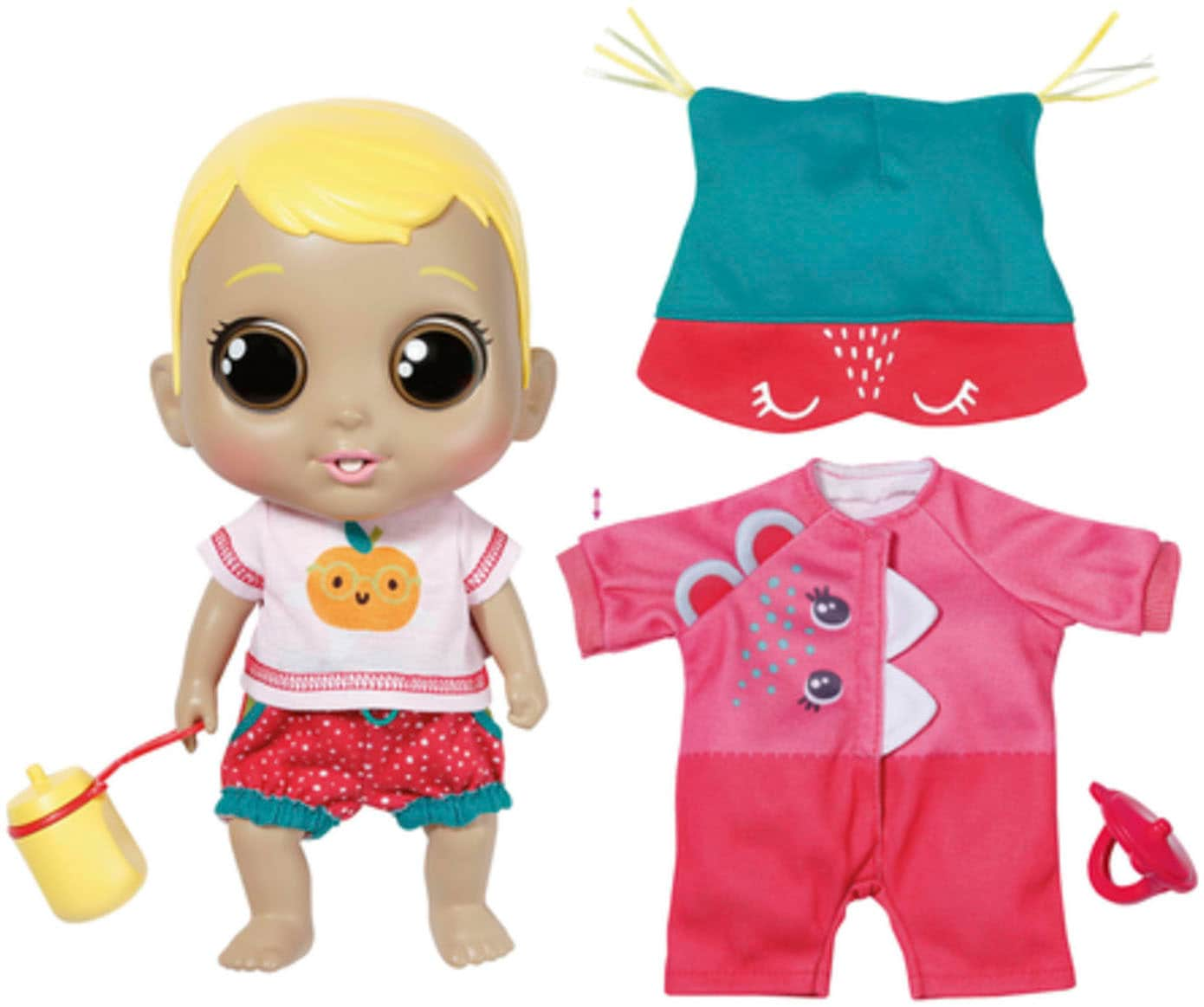 Zapf Creation® Babypuppe »Chou Chou Baby, Blond«, mit Soundeffekten und limitiertem Schlafanzug