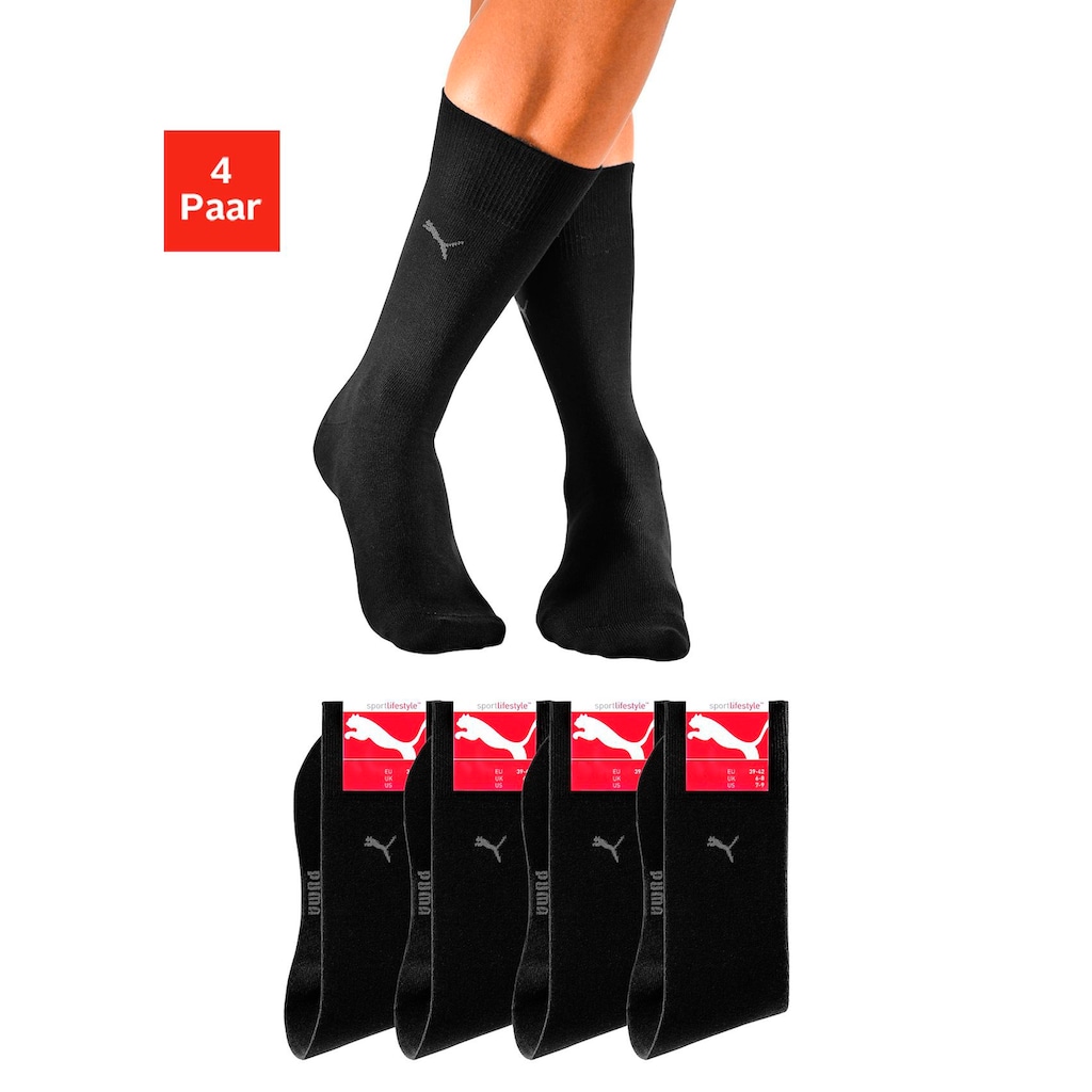 PUMA Basicsocken, (4 Paar)