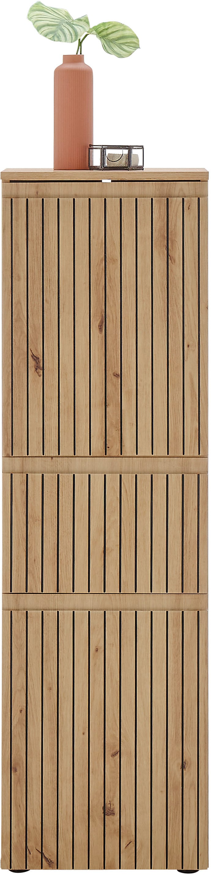 BASIC by Balculina Armoire intermédiaire »Austin« 1 cuis tlg. Largeur 40 cm, charnière porte L/R réversible, fonction soft-close