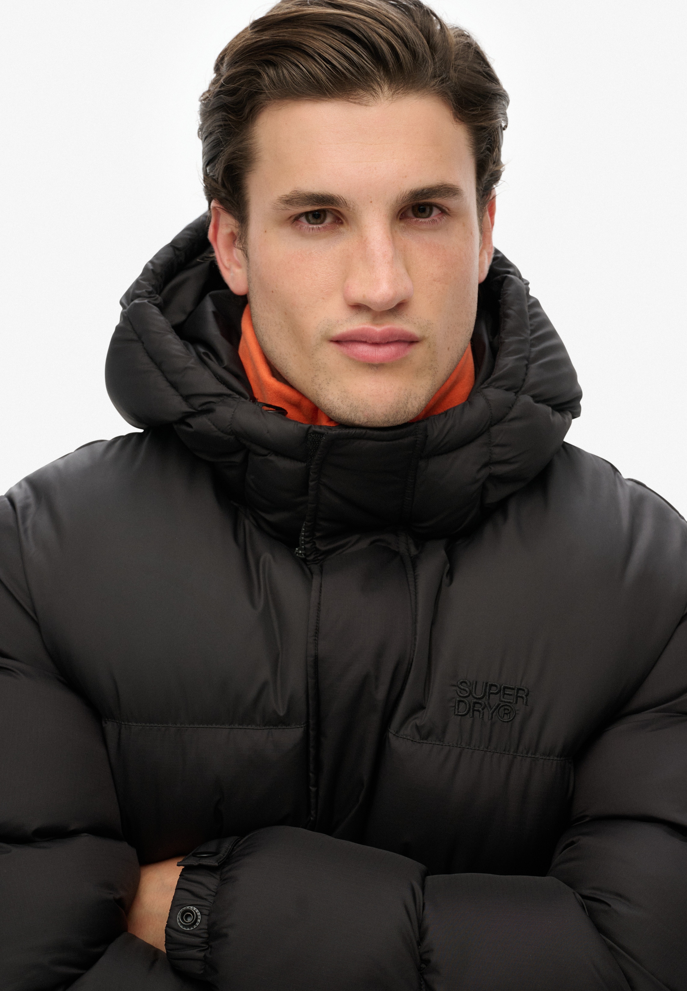 Superdry Steppjacke »HOODED TECH PADDED JKT«, mit Kapuze
