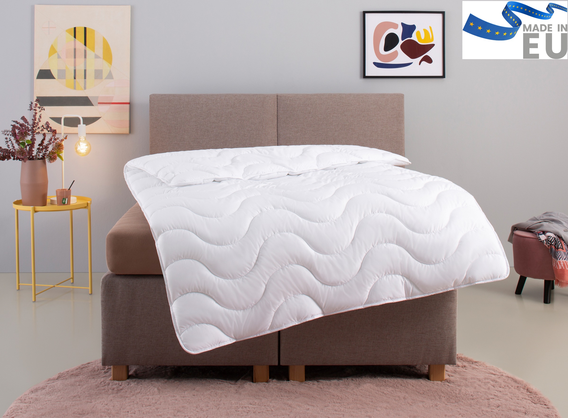 Image of GOODproduct Microfaserbettdecke "Mailo Bettdecke aus 100% Polyester 135x200 cm, 155x220 cm" warm Füllung Polyester 1 Stk. tlg. Sommer, Winter, Decke, kuschelweicher Microfaser-Feinbatist Bezug