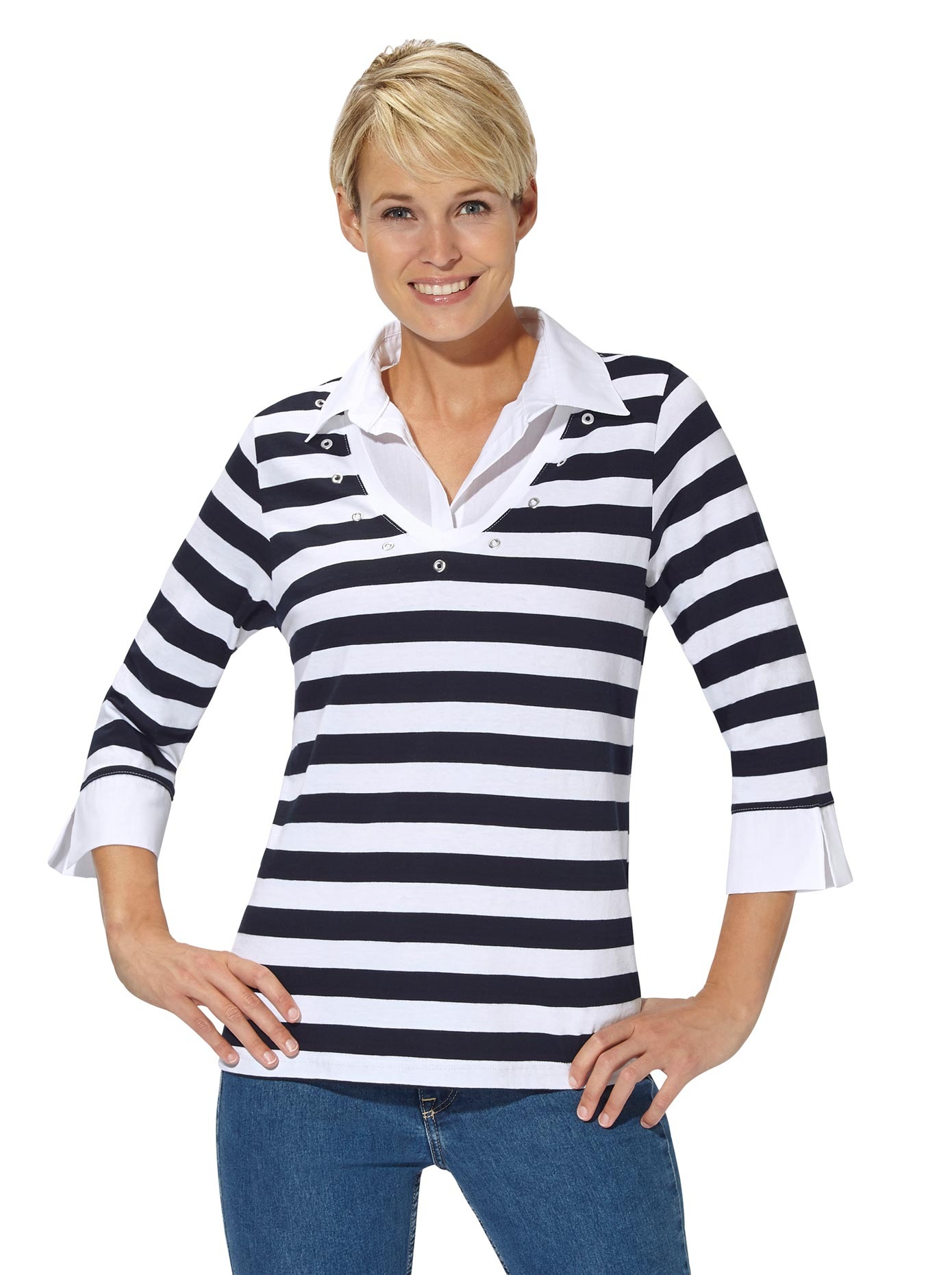 Shirt im flotten Ringeldessin