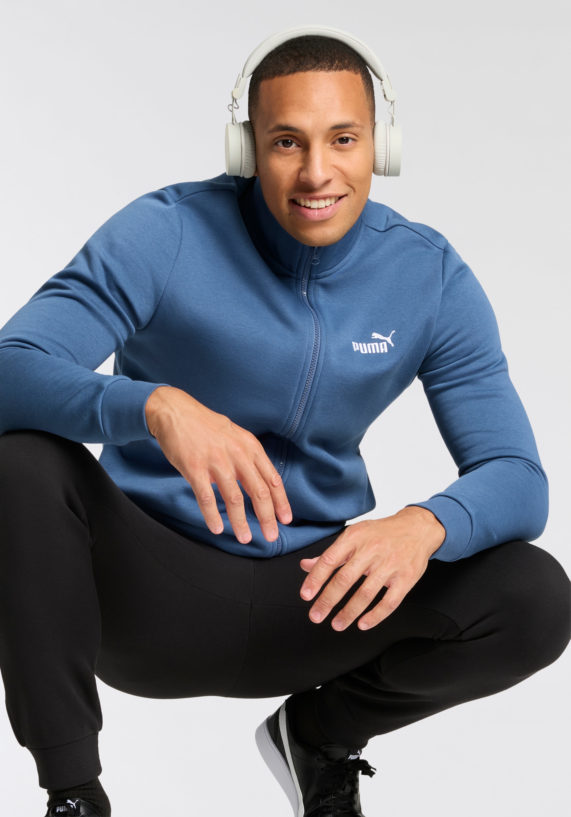 PUMA Trainingsanzug »ESS SWEAT SUIT FL« 2 Stk. tlg.
