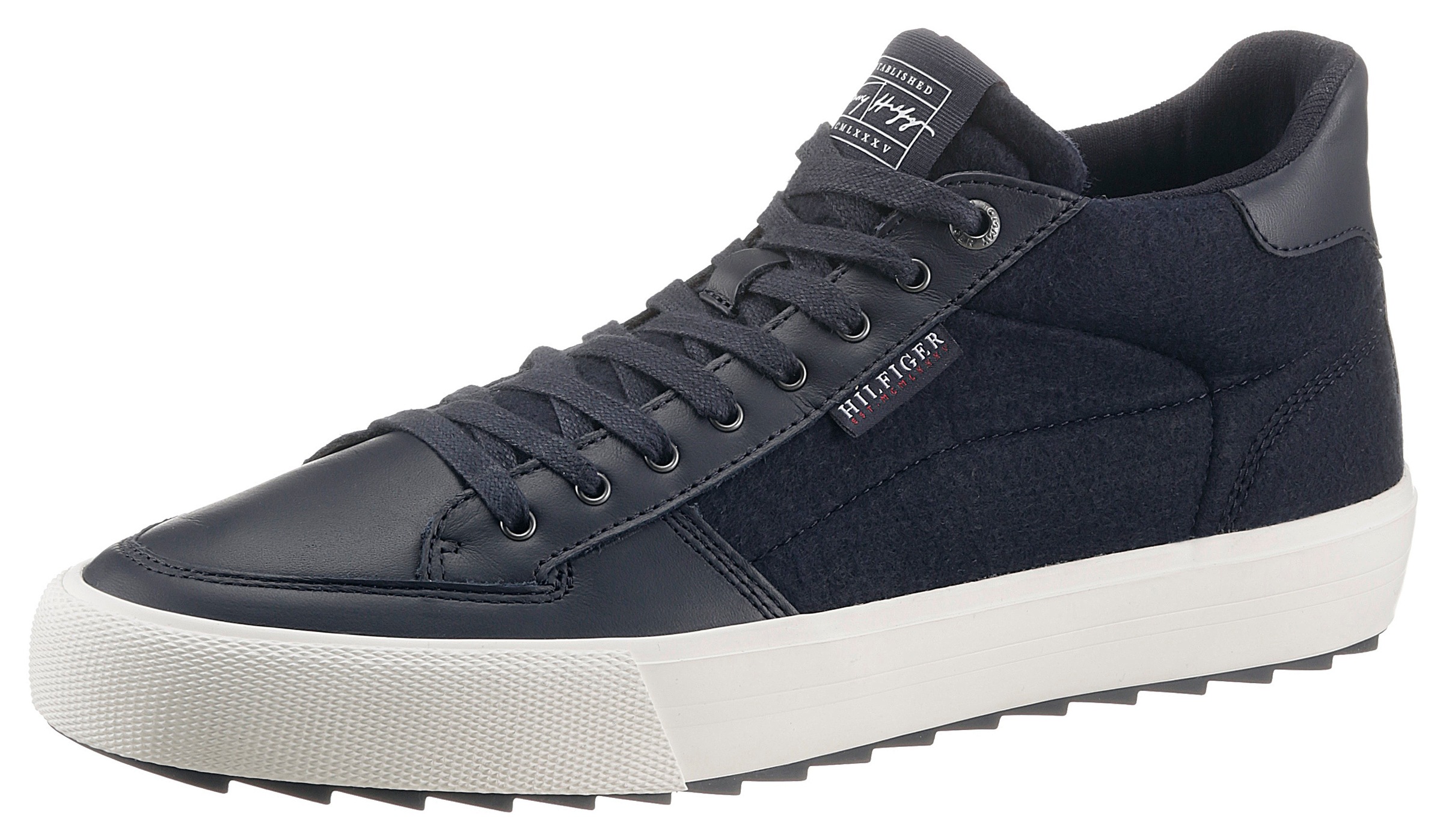 Image of Tommy Hilfiger Sneaker »SEASONAL VULC FELT CHUKKA«, in modischer Materialkombi bei Ackermann Versand Schweiz