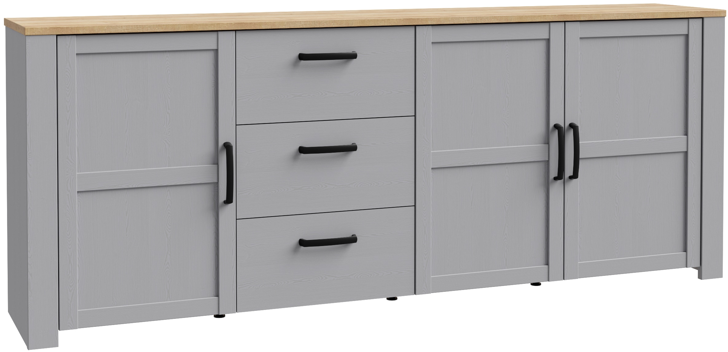 Image of FORTE Sideboard "Bohol, grosses Sideboard,Breite 2,20 mtr. Soft-Close, Stauraum" Breite 220 cm