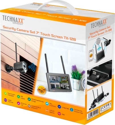 Technaxx Überwachungskamera »Überwachungskamera-Set mit Touchscreen«, Aussenbereich