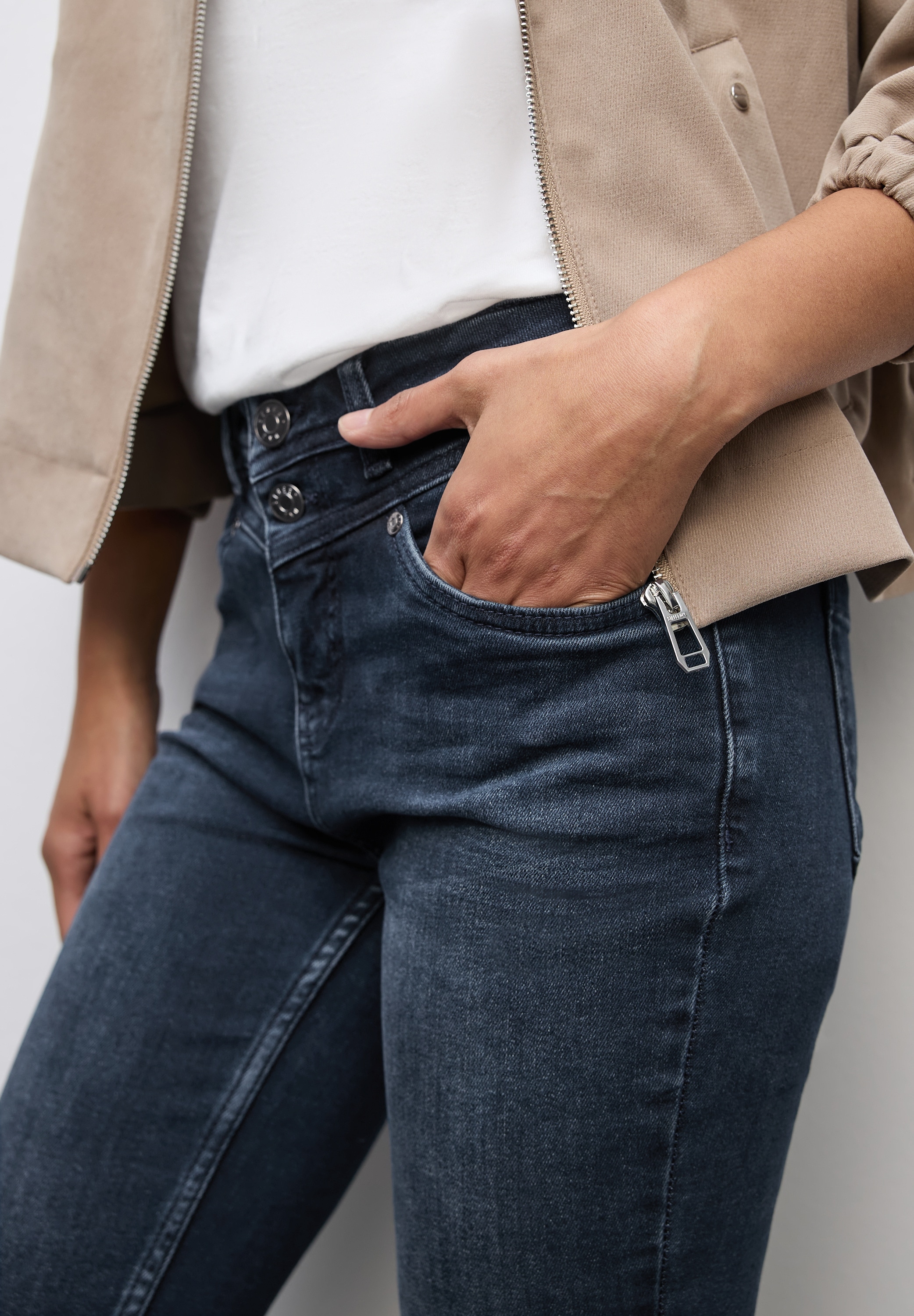 STREET ONE Jeans slim »Style York« im 5-Pocket-Style und mit Stretch