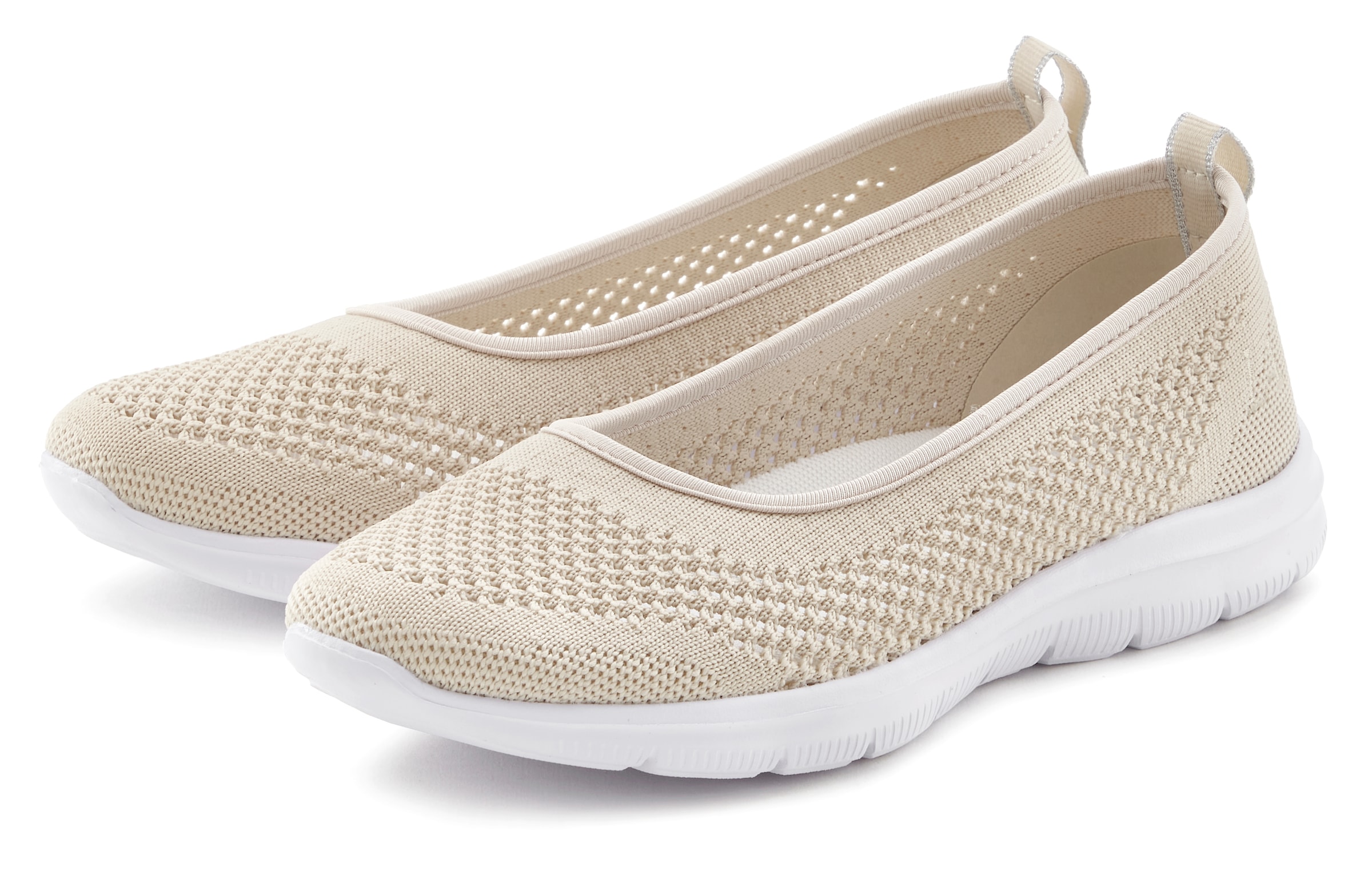Image of LASCANA Sneaker Ballerinas "Halbschuh, Slip-On-Sneaker," zum Reinschlüpfen VEGAN