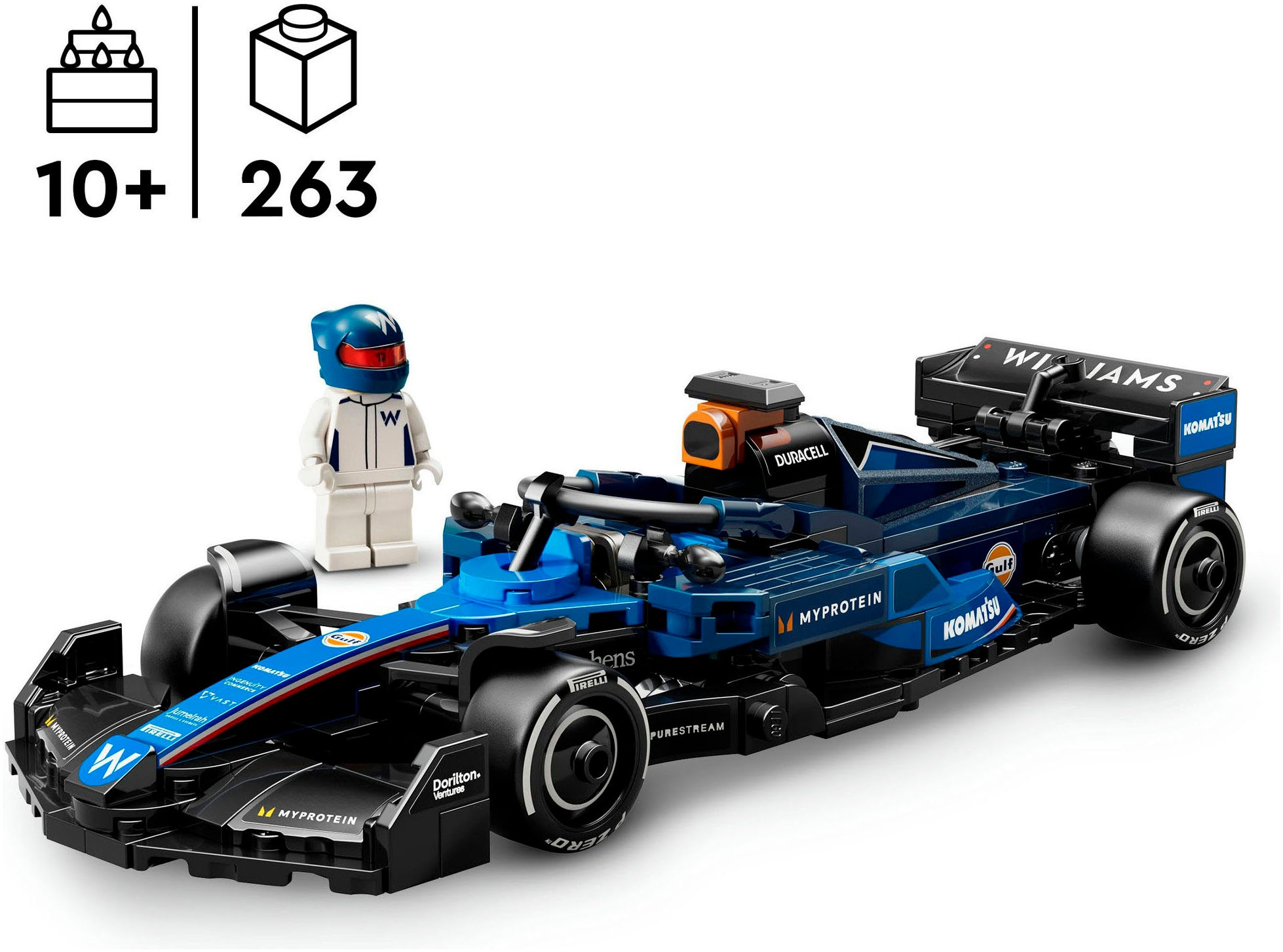 LEGO® Pions de construction »Williams Racing FW46 F1® Rennauto (77249), LEGO® Speed Champions« Made in Europe
