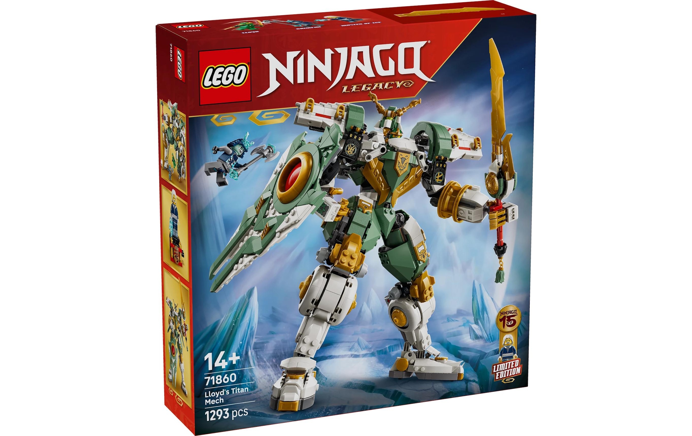 LEGO® Konstruktionsspielsteine »15-jähriges Jubiläum: Lloyds Titan-Mech (71860), LEGO Ninjago«