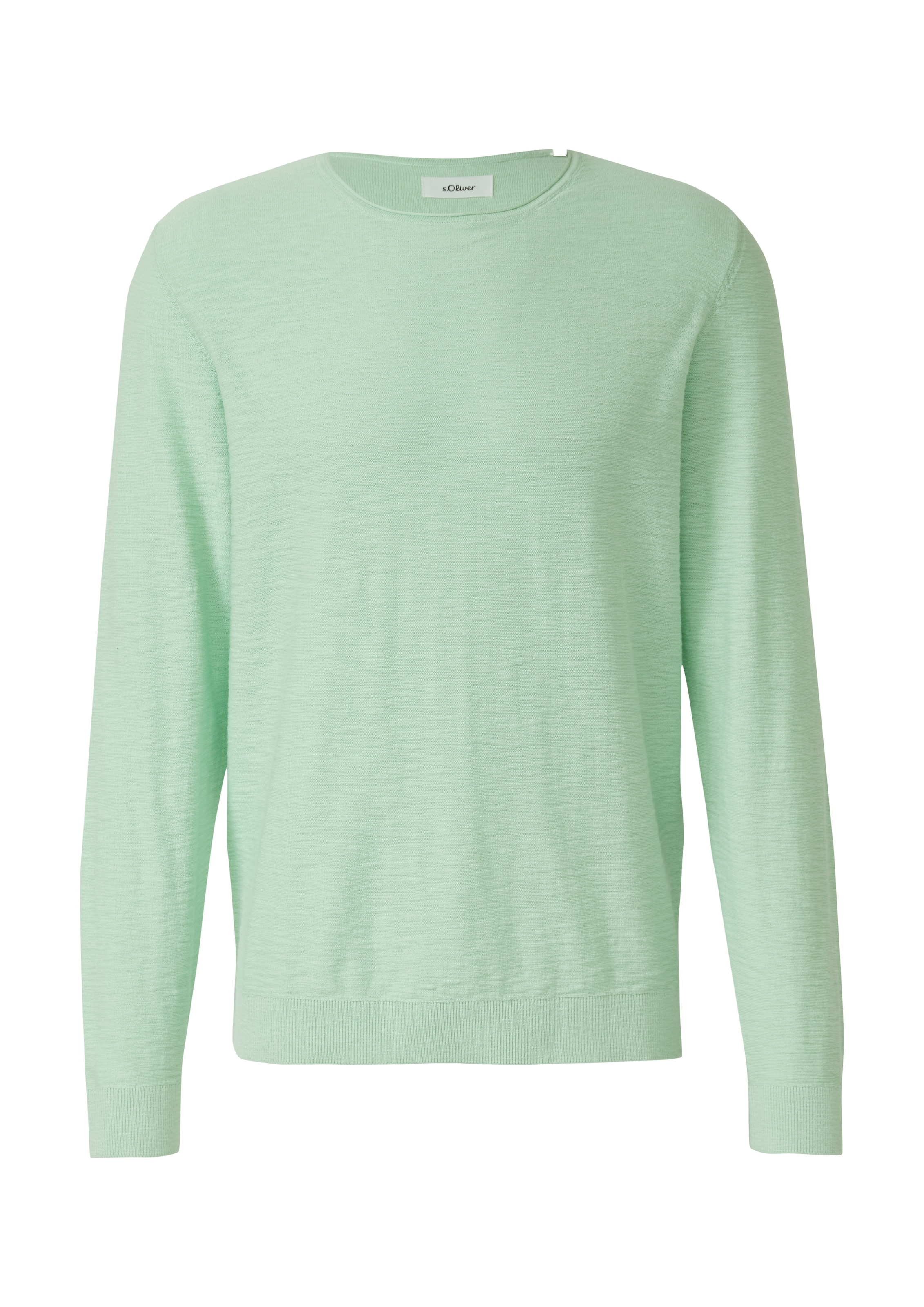 s.Oliver Pull en tricot mit Rundhals, Regular Fit