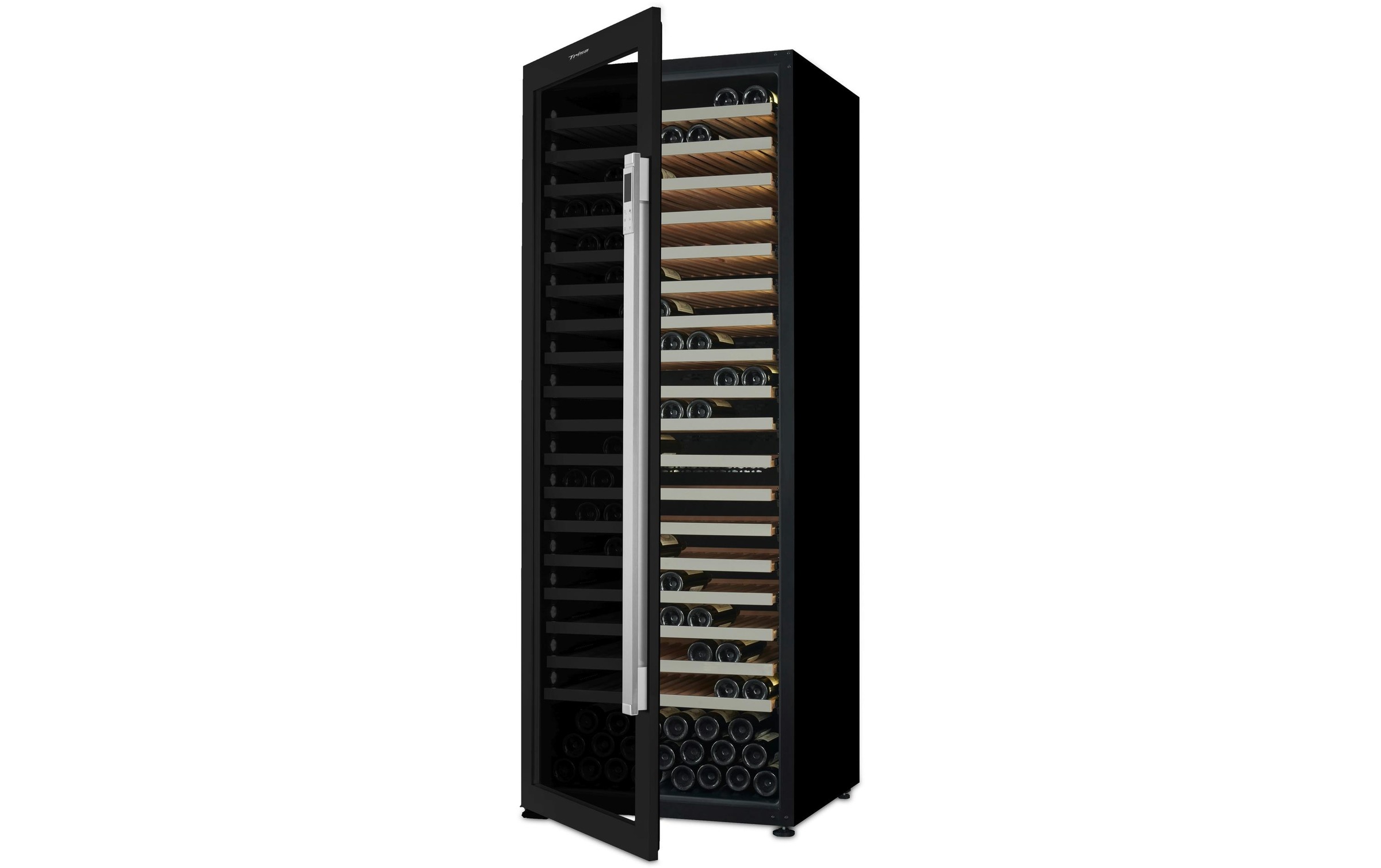 Image of Trisa Weinkühlschrank "642l" für 303 Stk. Standardflaschen á 075l Holzart: Buche (Rumänien)