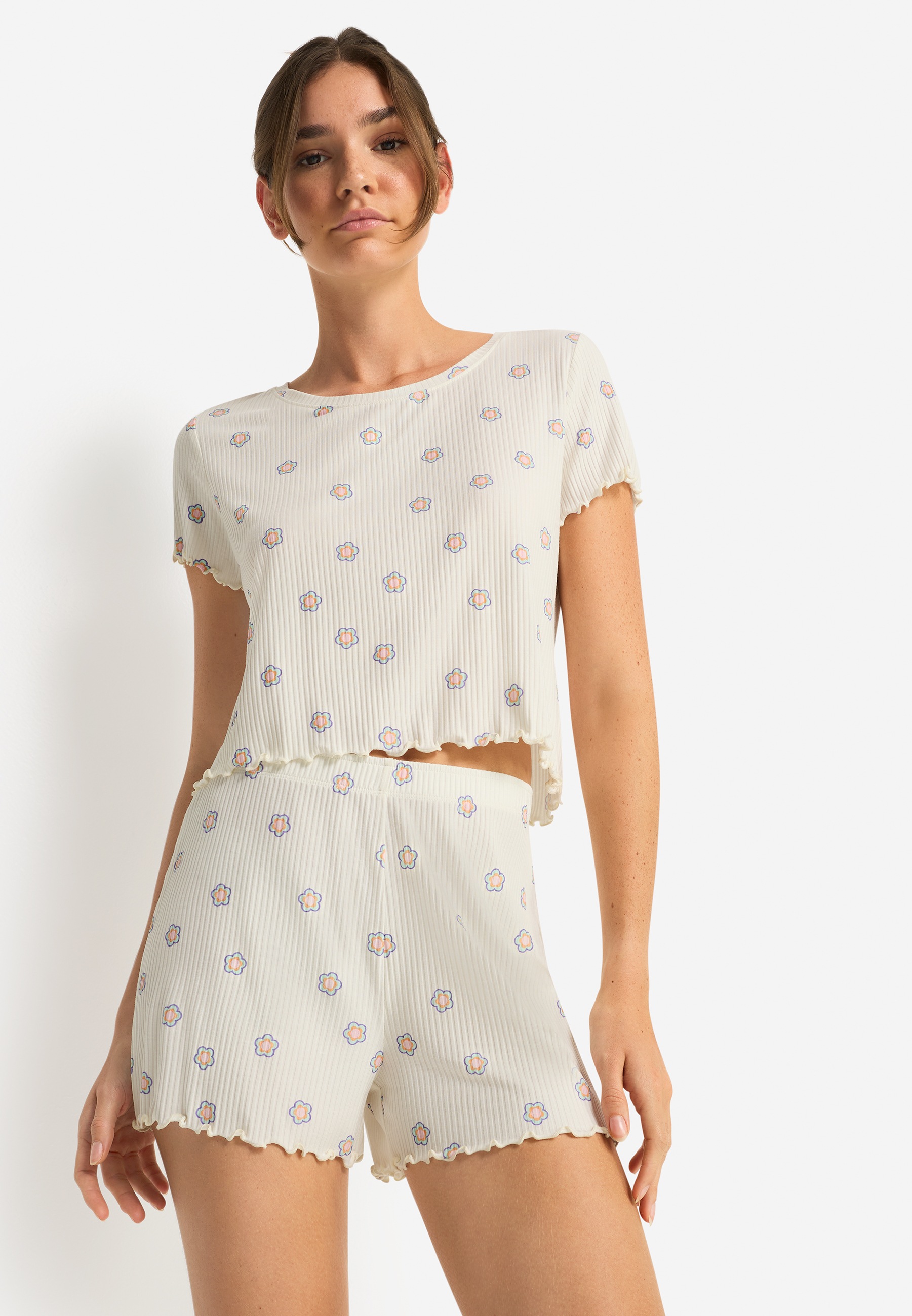 Image of LSCN by LASCANA Shorty Set, 2 tlg. All-over Druck