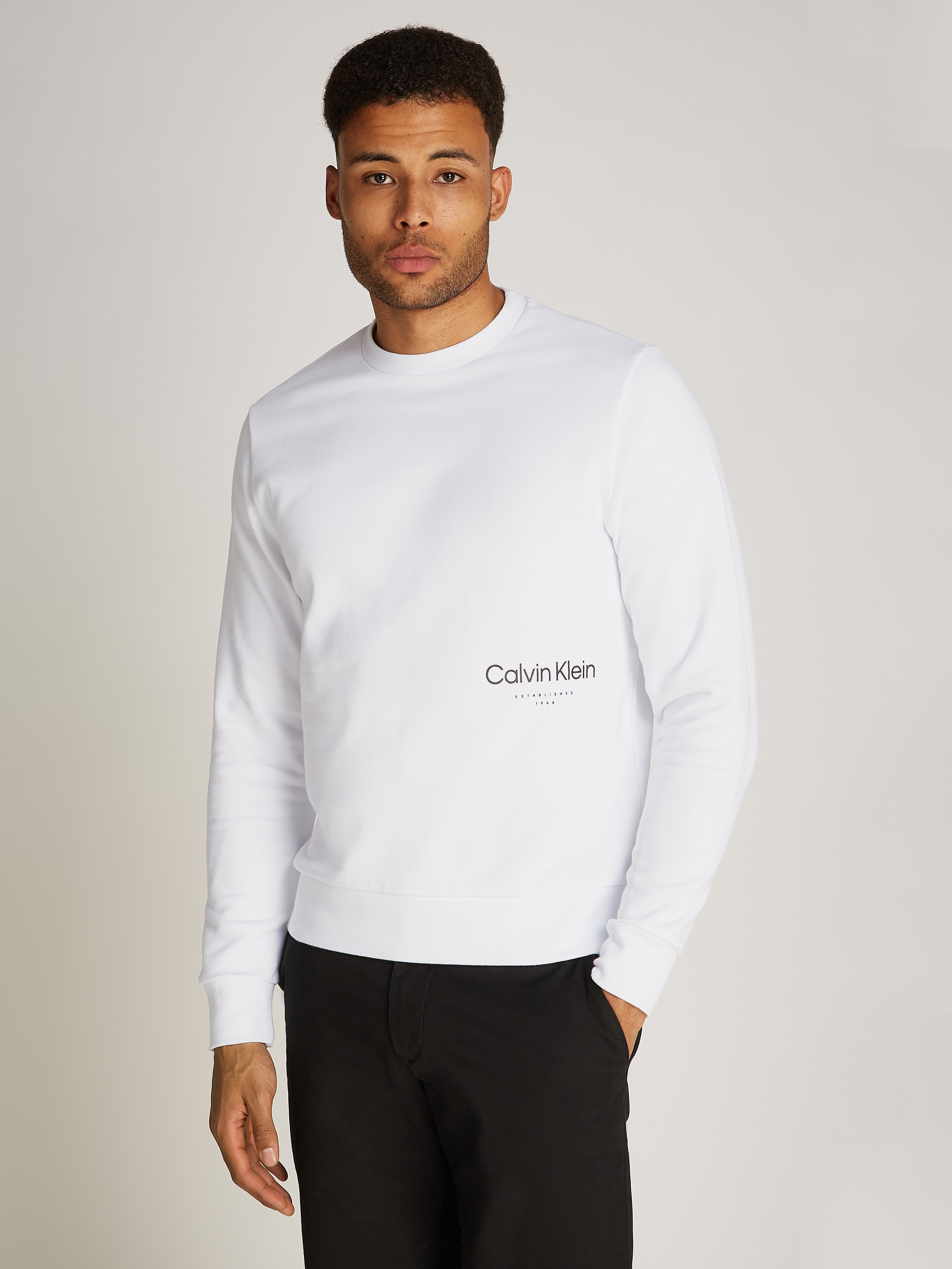 Calvin Klein Sweatshirt »OFF PLACEMENT LOGO SWEATSHIRT«