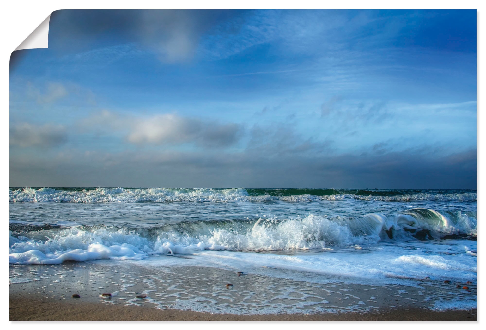 Wandbild »Ostsee«, Strand, (1 St.), als Leinwandbild, Poster in verschied. Grössen