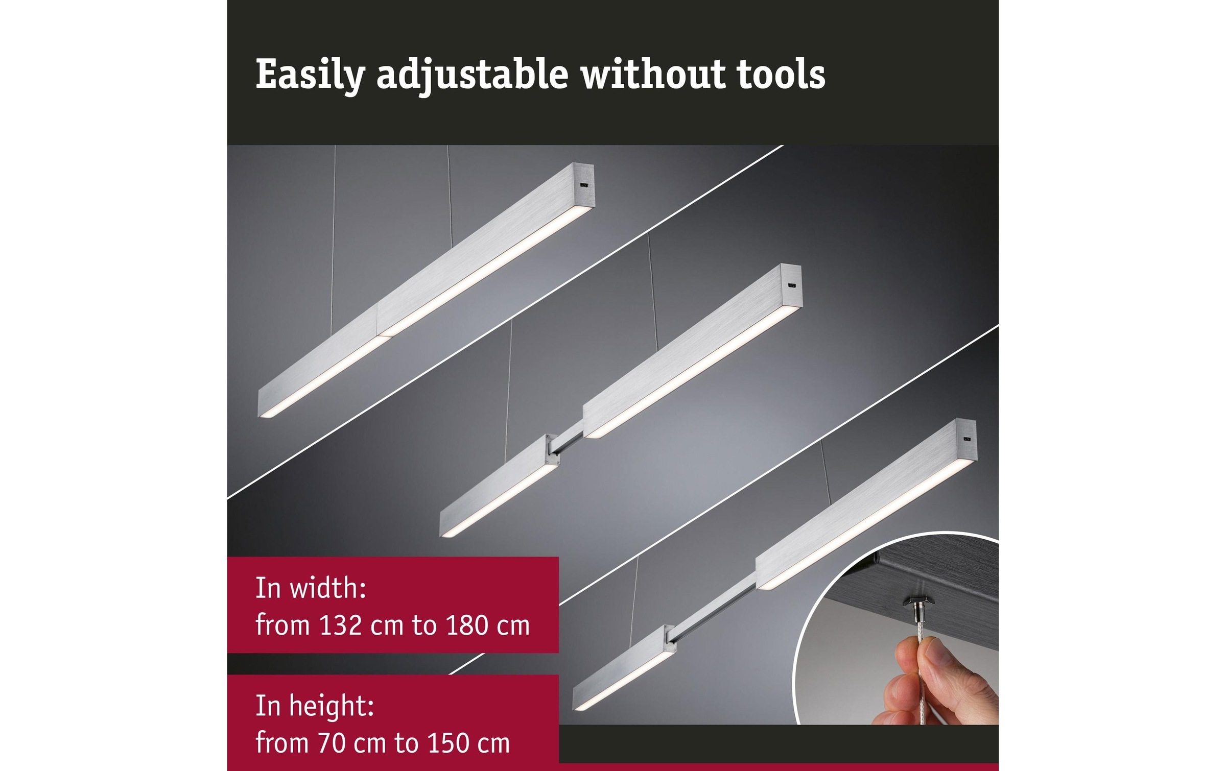 Paulmann LED Pendelleuchte »LED Touchless Sensor Aptare«, 1 flammig