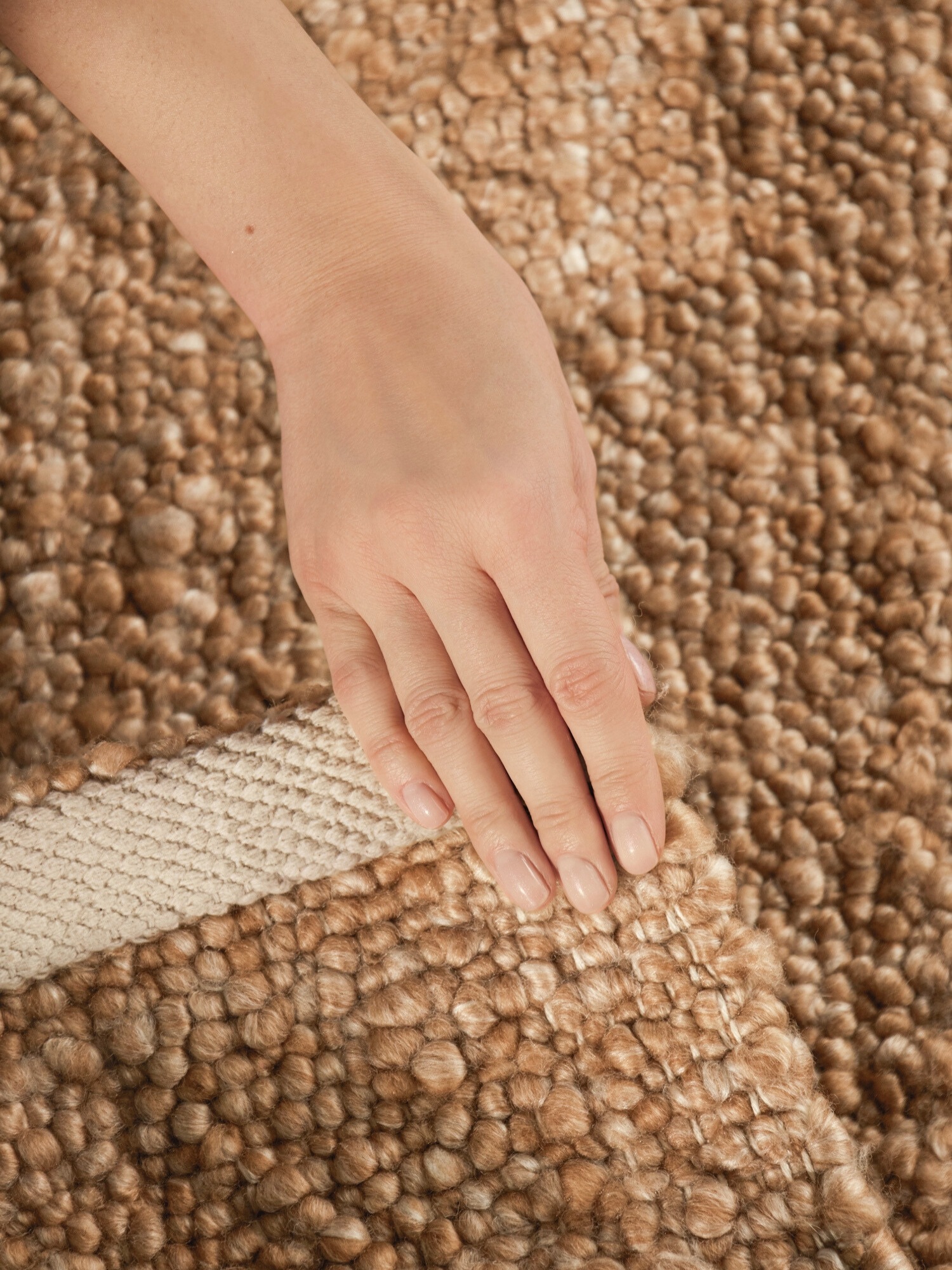 Ted Baker Tapis »Soft Bouclé Portobello , auch als Läufer« Rectangulaire 10 mm Höhe Woll-Optik, Bouclé Meliert, Wohnzimmer, Esszimmer, Schlafzimmer, Flur