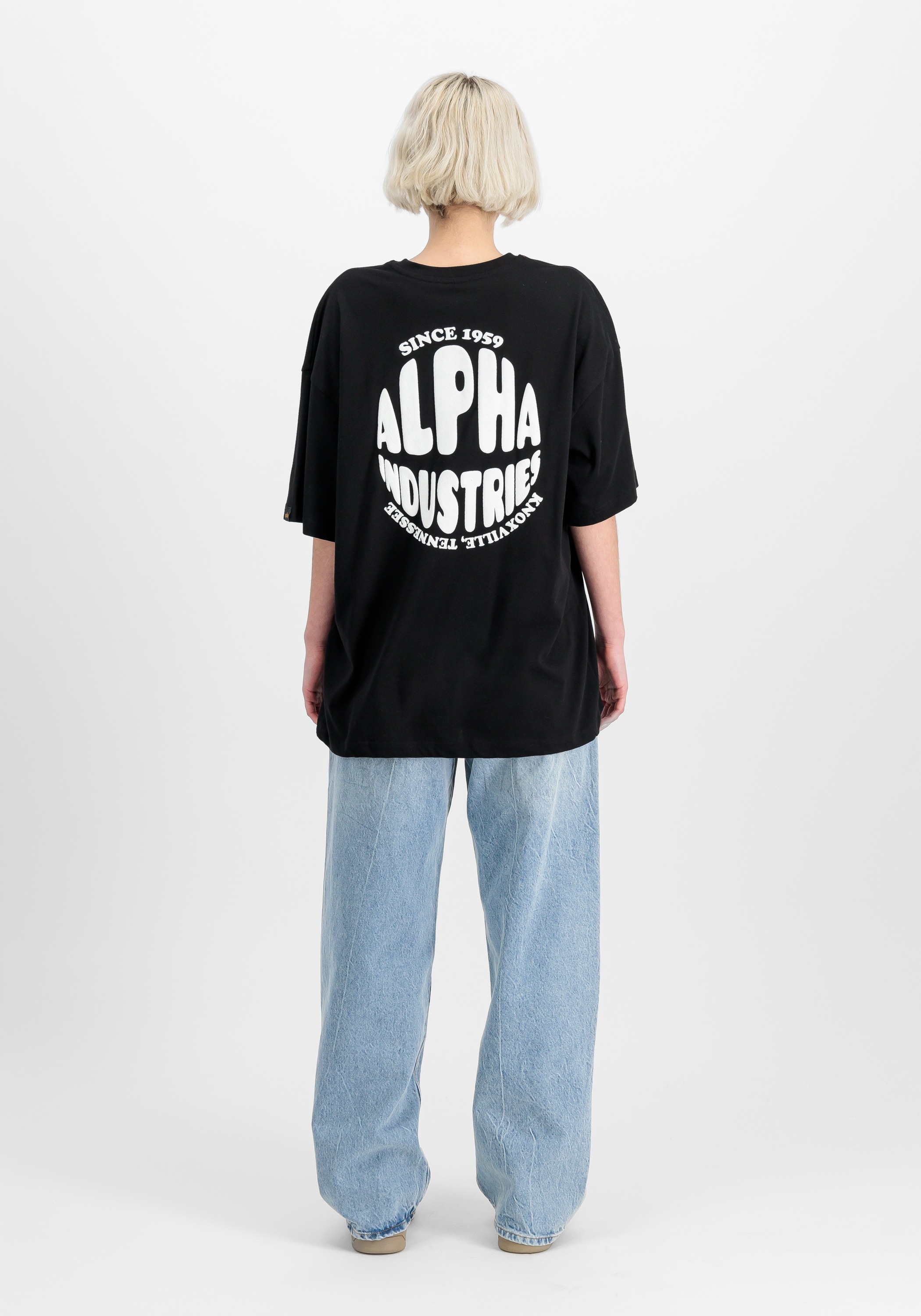 Alpha Industries T-Shirt »Alpha Industries Women - T-Shirts Logo Backprint T-Shirt W«