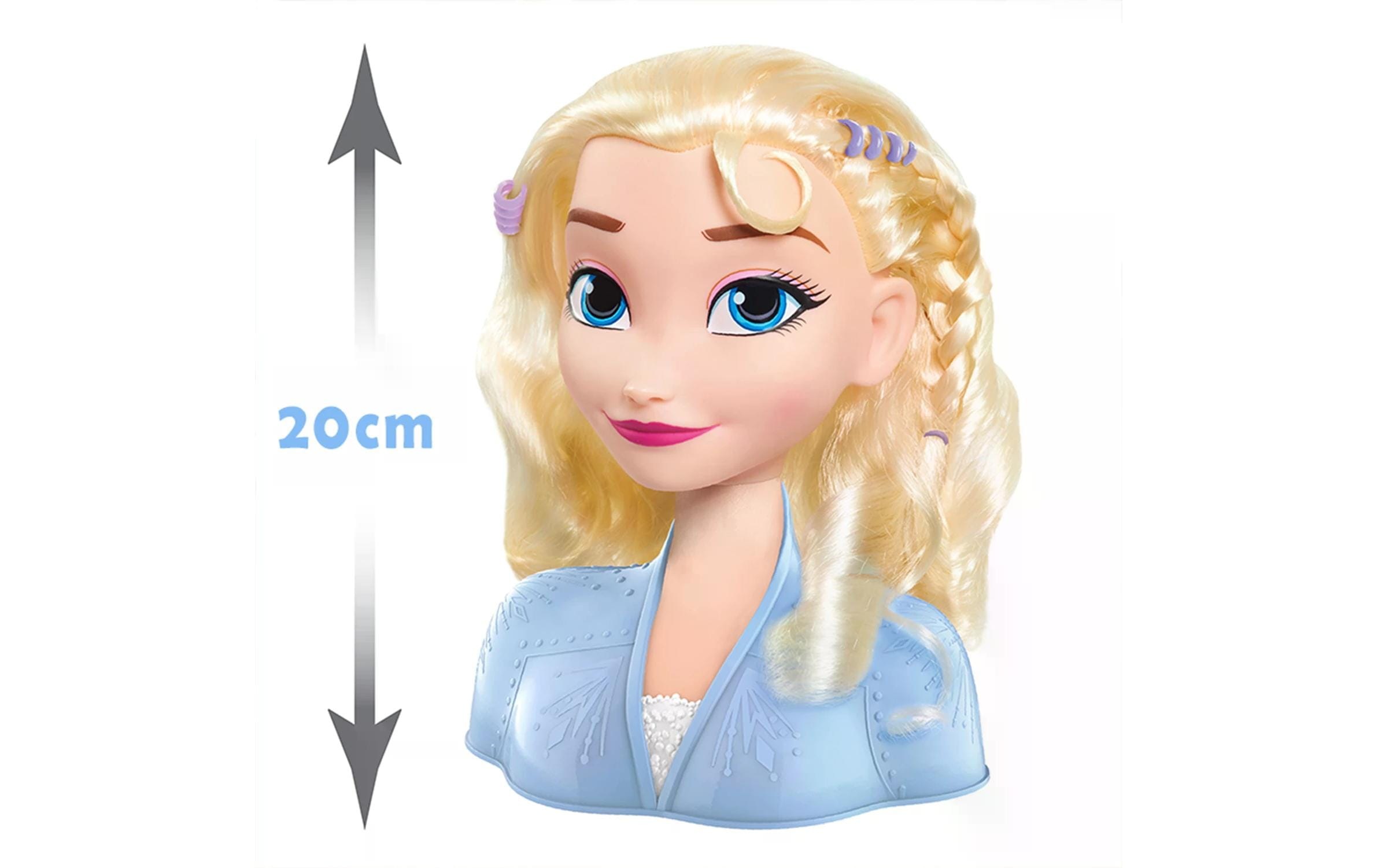 Disney Frozen Spielzeug-Frisierkoffer »Beauty Disney Frozen – Elsa Styling Head klein / 20 cm«