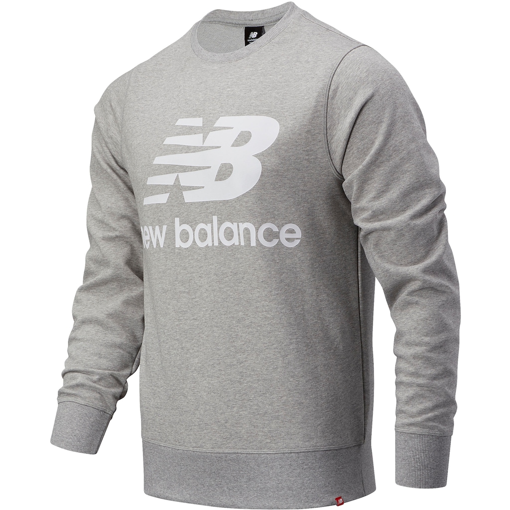 New Balance Sweatshirt »NB ESSENTIALS STACKED LOGO FLEECE CREW«