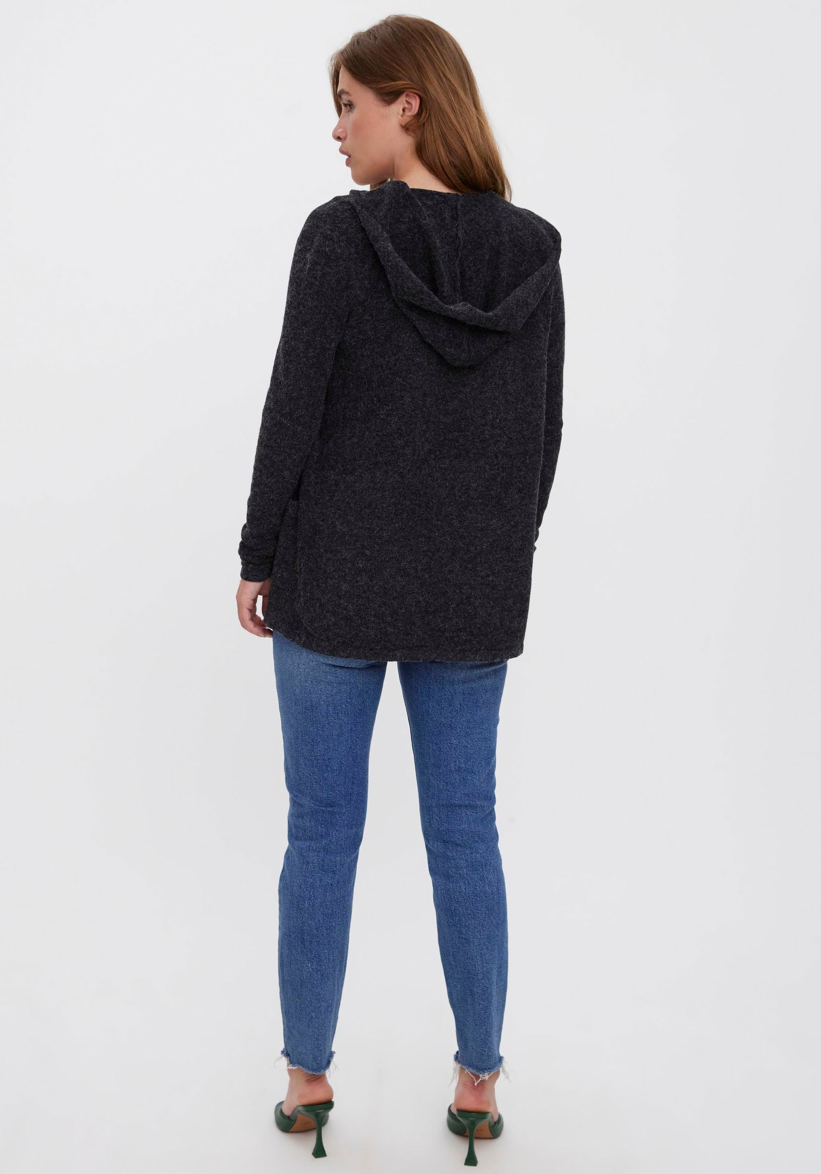 Vero Moda Strickjacke »VMDOFFY LS OPEN HOOD CARDIGAN GA NOOS«