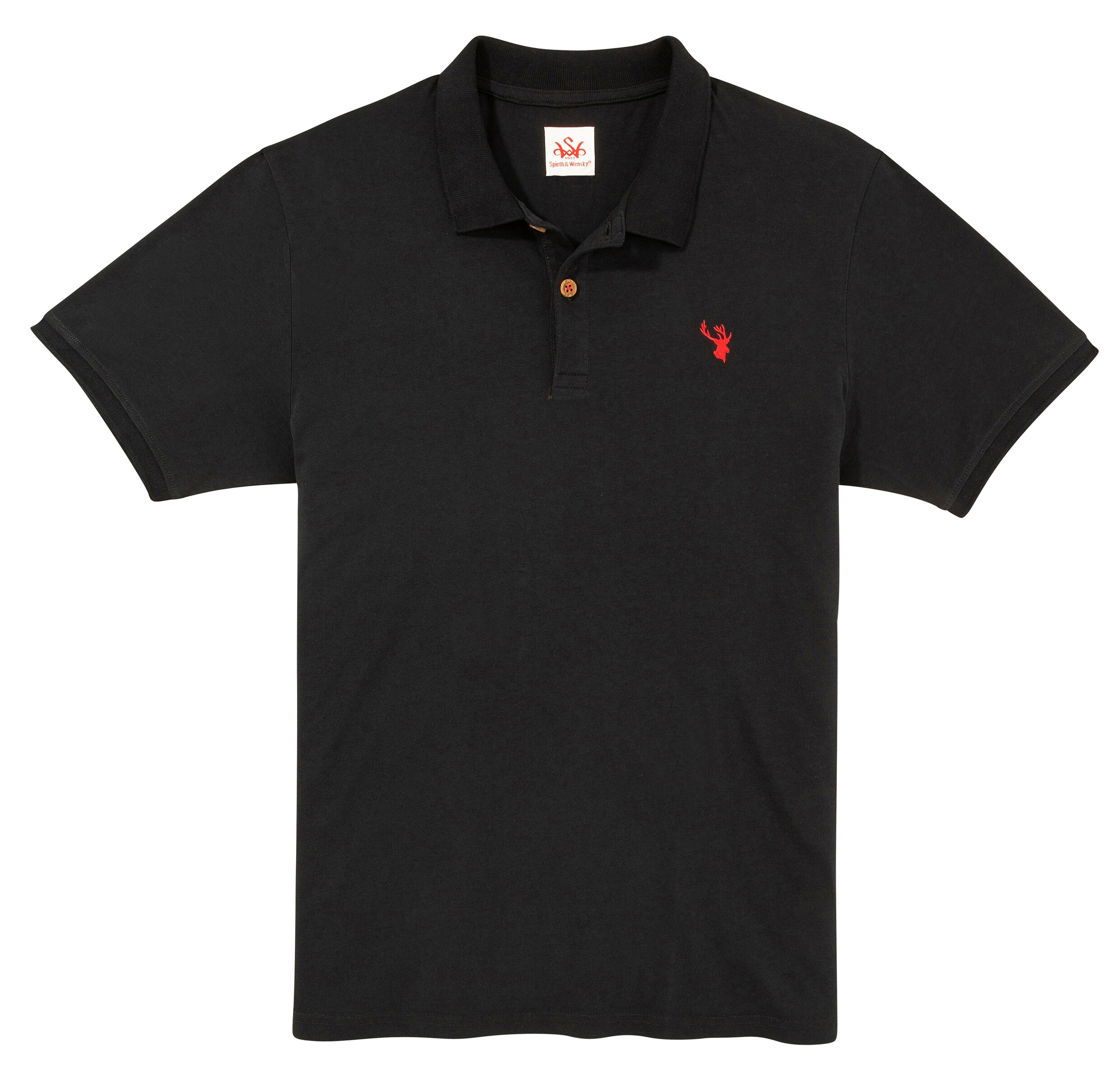 Image of Spieth & Wensky Trachtenshirt, Herren, mit Hirschstickerei bei Ackermann Versand Schweiz