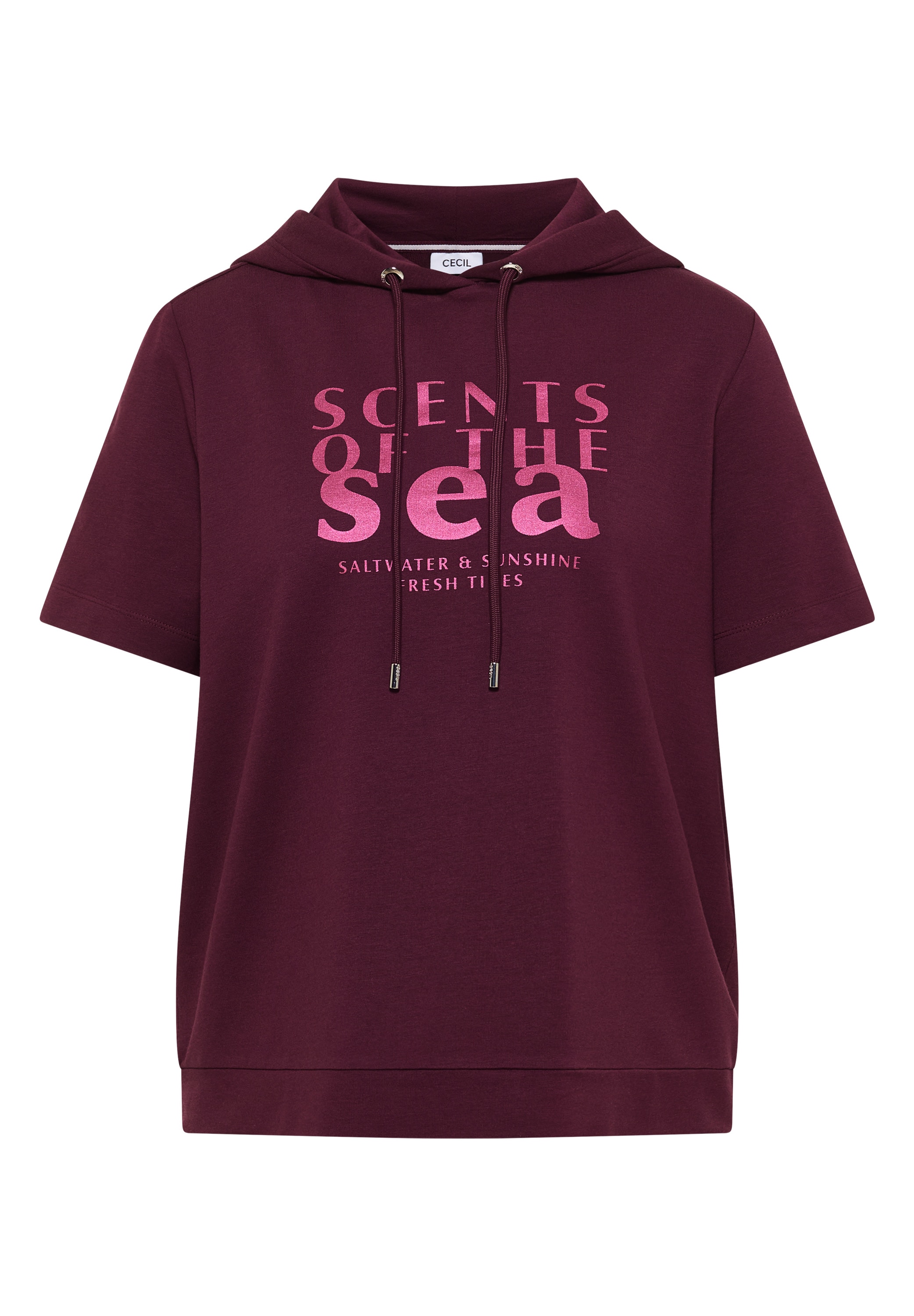 Cecil T-shirt à capuche avec inscription