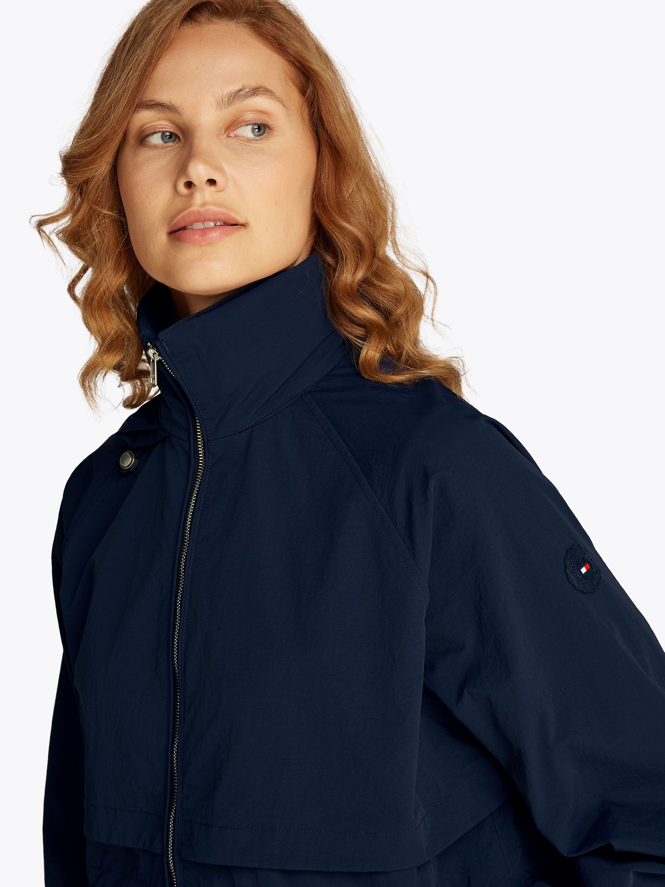 Tommy Hilfiger Windbreaker »NYLON CRINKLE WINDBREAKER«, in Crinkle-Qualität