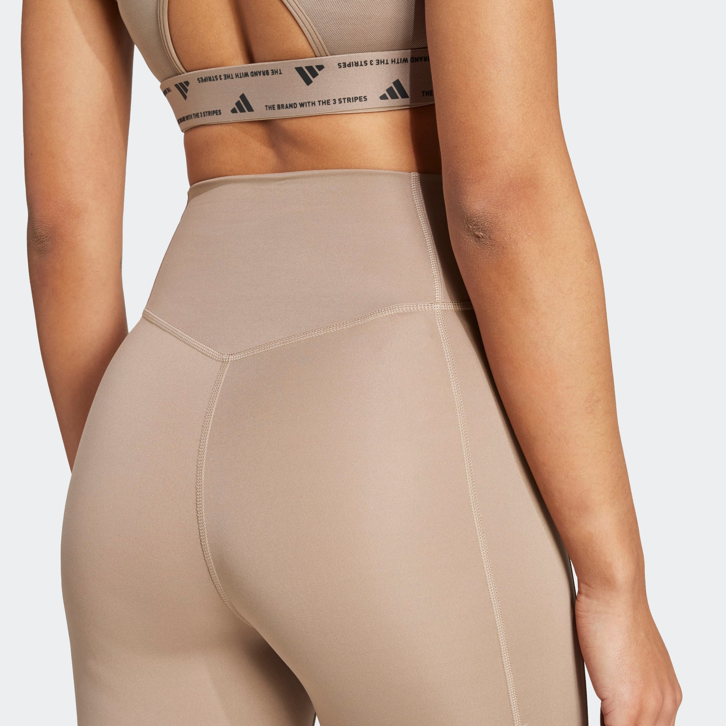 adidas Performance Trainingstights »OPTIMÉ ESSENTIALS STASH POCKET LEGGINGS, KOMPLETTE LÄNGE«  für Fitness, mit Climacool® Technologie, ohne Verschluss