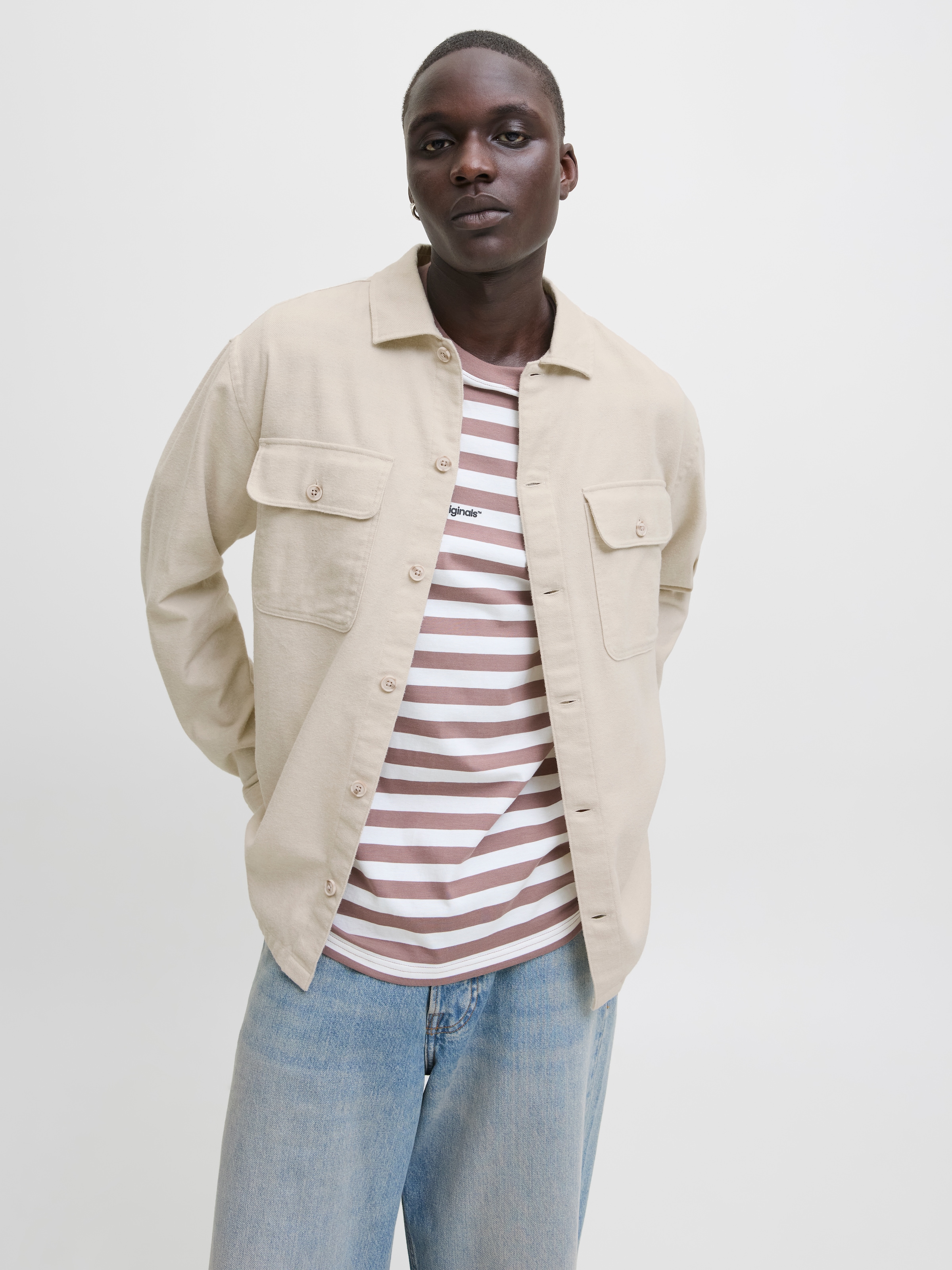 Jack & Jones Langarmhemd »JJECHARGE OVERSHIRT LS NOOS«