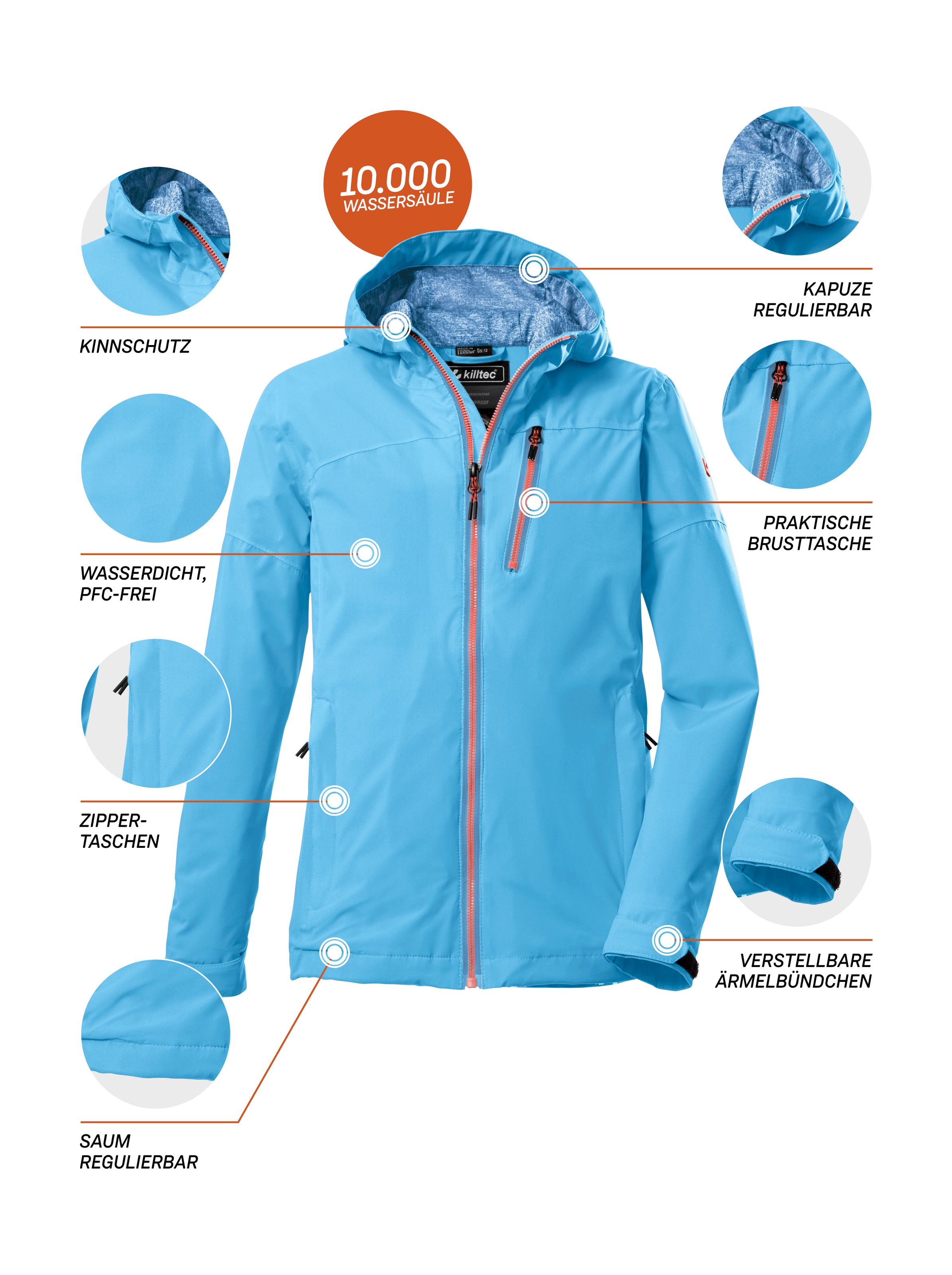 Killtec Outdoorjacke »KOS 208 GRLS JCKT«