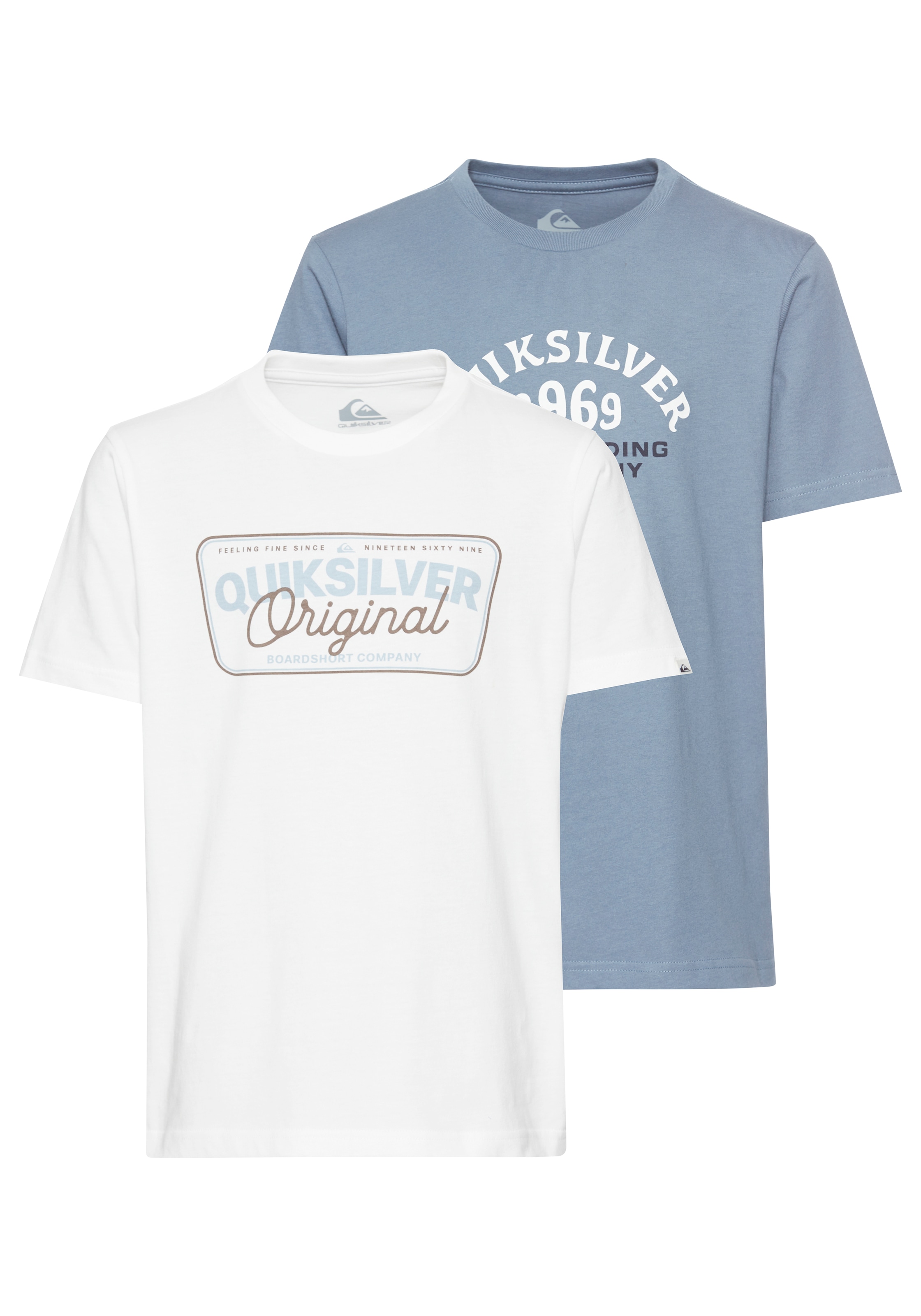 Image of Quiksilver T-Shirt "BOWNESHORT SLEEVE SHORT SLEEVE TEE PACK YTH" Packung, 2er-Pack, 2 Stk.