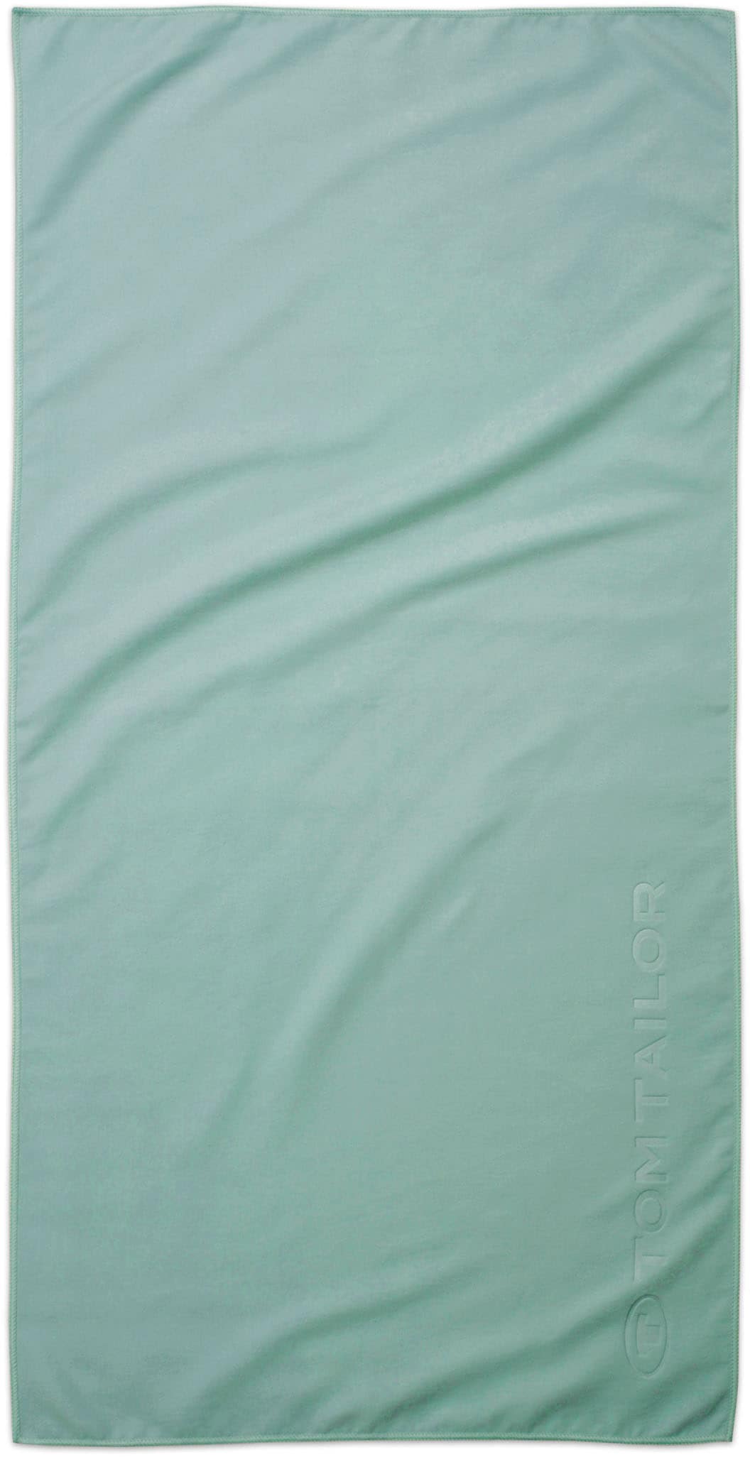 TOM TAILOR HOME Serviette de sport »Fitnesstuch COLOR BATH« logo embossé, microfibre, doux, séchage rapide