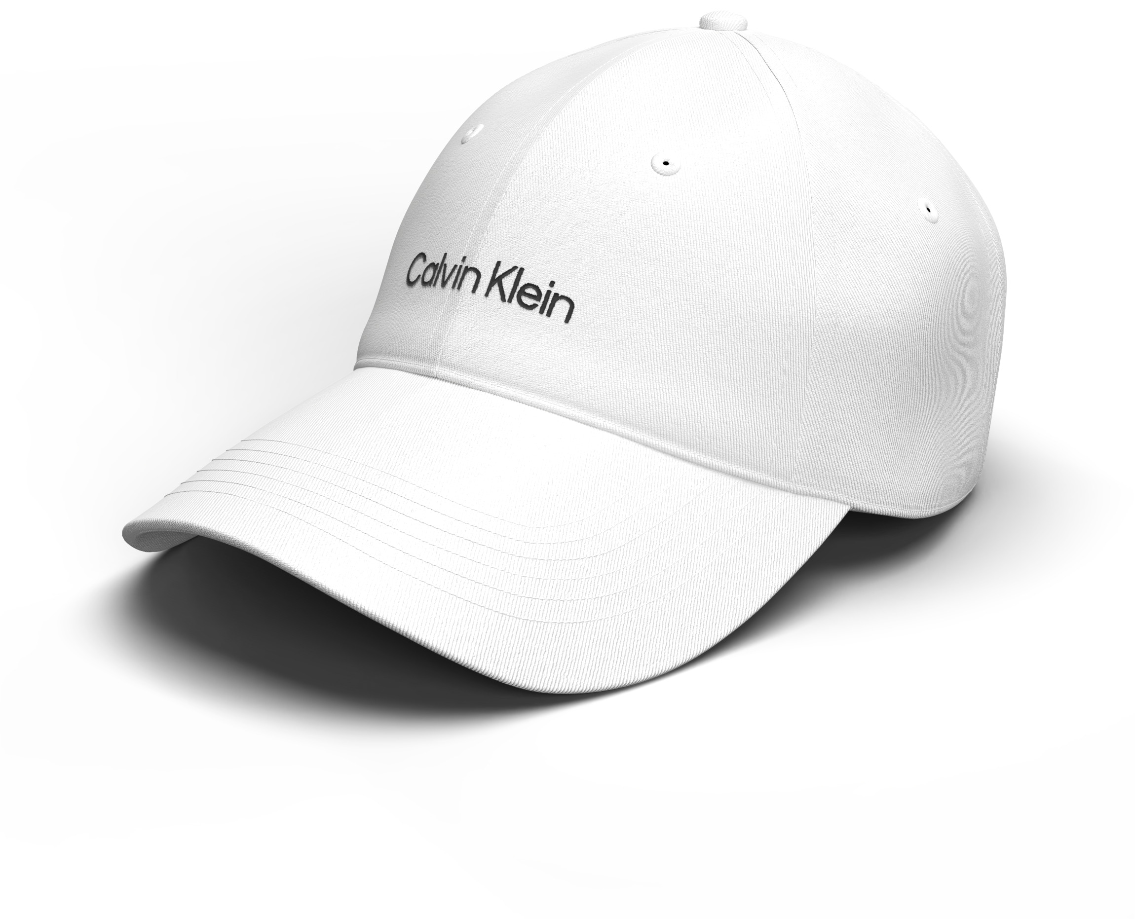 Image of Calvin Klein Jeans Baseball Cap "LOGO EMBROIDERY BASEBALL CAP" Mit festem Schirm